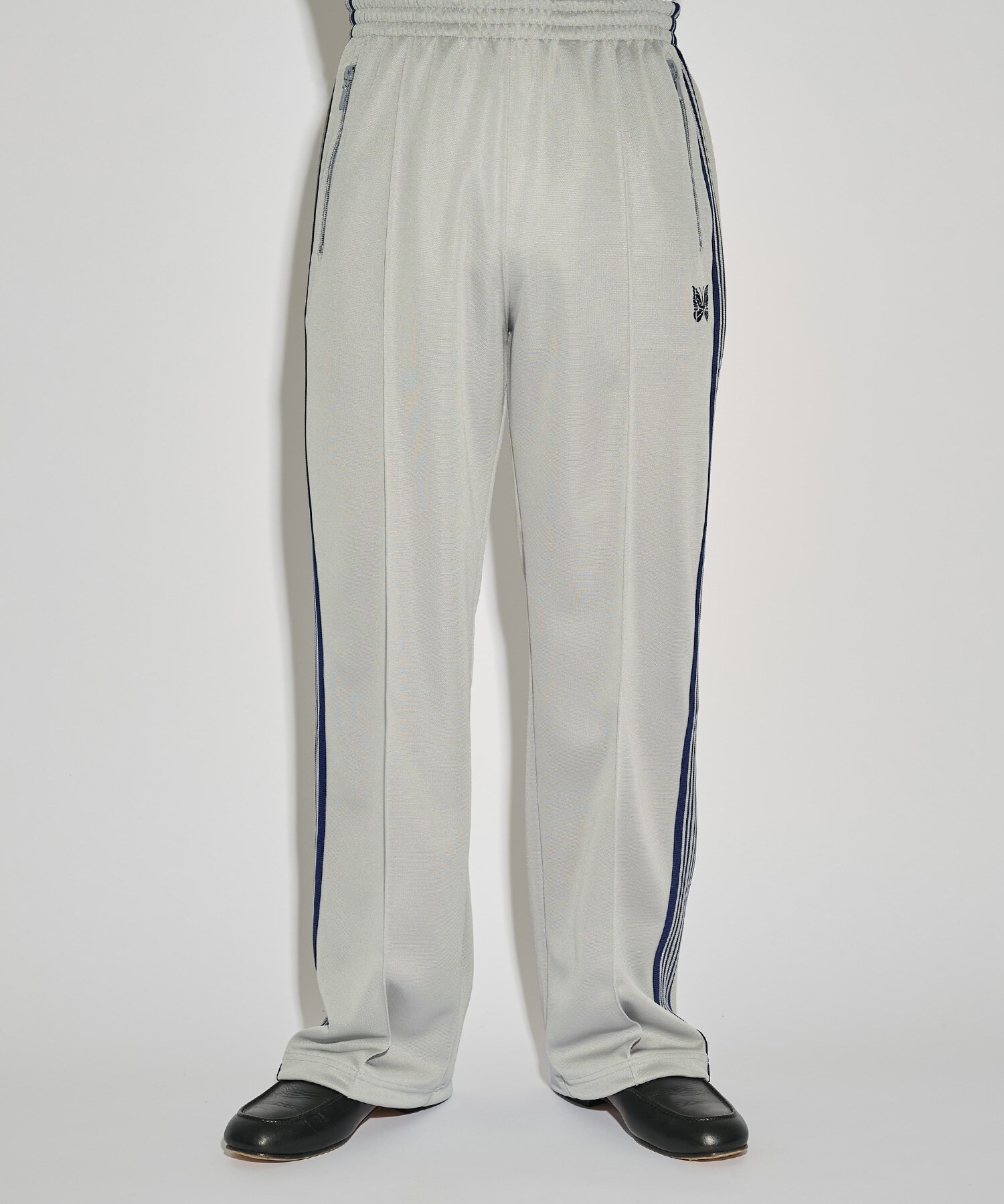 Needles x Studious Track Pants - Poly Smooth - GREY