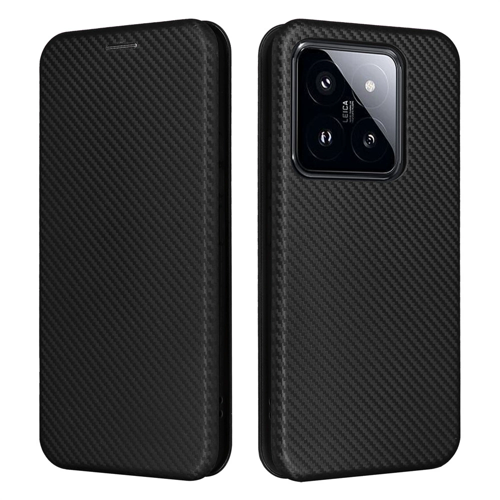 XPRO - Ultra Slim Flip - Xiaomi 17T Pro Case 貼身防撞翻蓋碳纖皮紋插卡支架手機保護殼