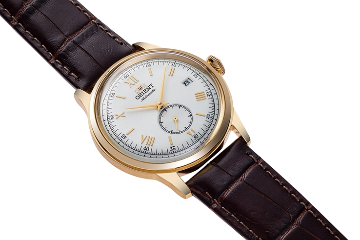 萬年鐘錶 - 東方錶  ORIENT   經典DATEⅡ 素雅皮革機械男錶 RA-AP0106S  錶徑 : 38.4mm