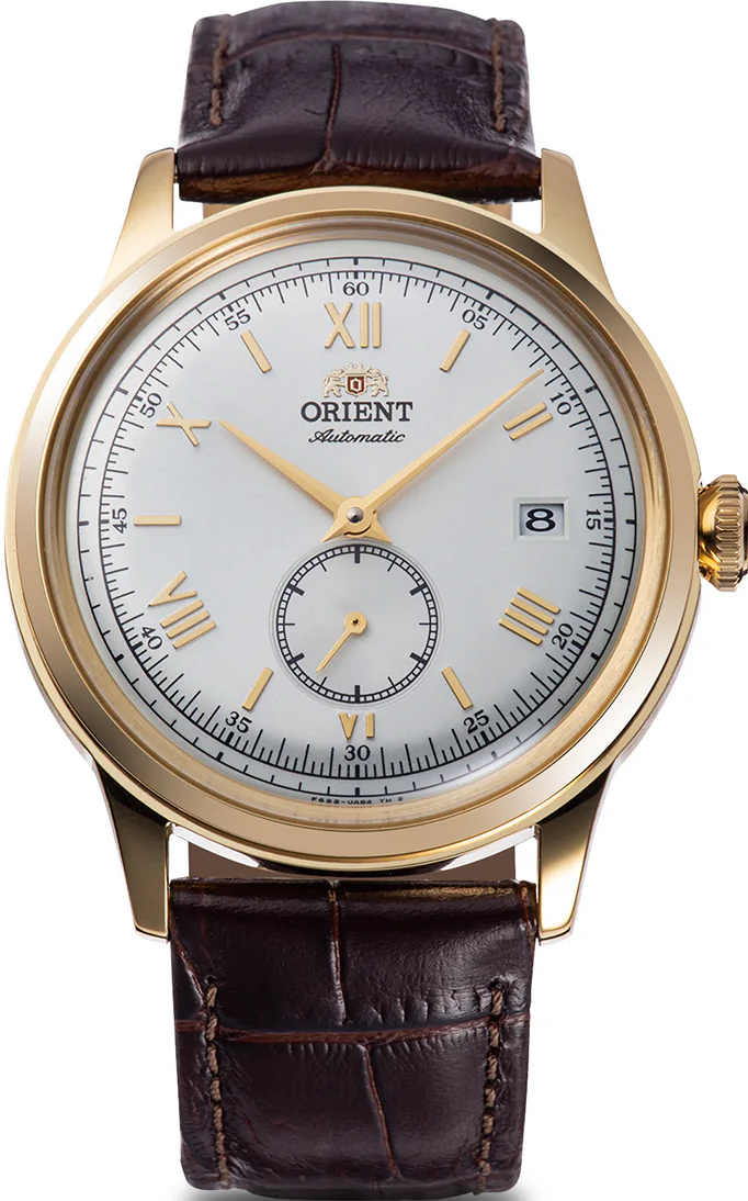 萬年鐘錶 - 東方錶  ORIENT   經典DATEⅡ 素雅皮革機械男錶 RA-AP0106S  錶徑 : 38.4mm
