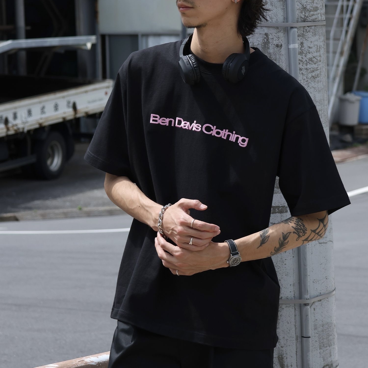Ben DaviS JP Heart Chenille 3 Tee