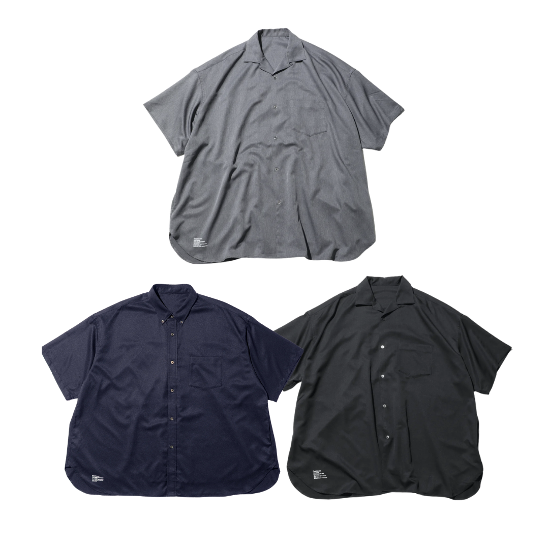 『代購商品』2026SS FreshService COOLFIBER OPEN COLLAR S/S SHIRT 口袋 襯衫