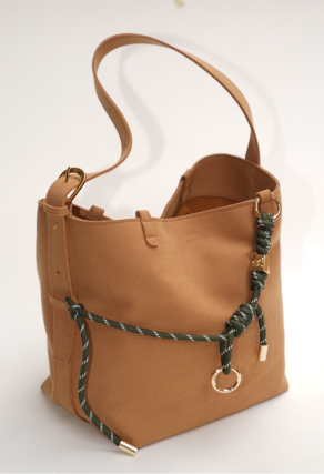 0626SH04-THAILAND-BAGS-DIVE Collection XTRA 磨砂皮雙型水桶包-棕色（A4）