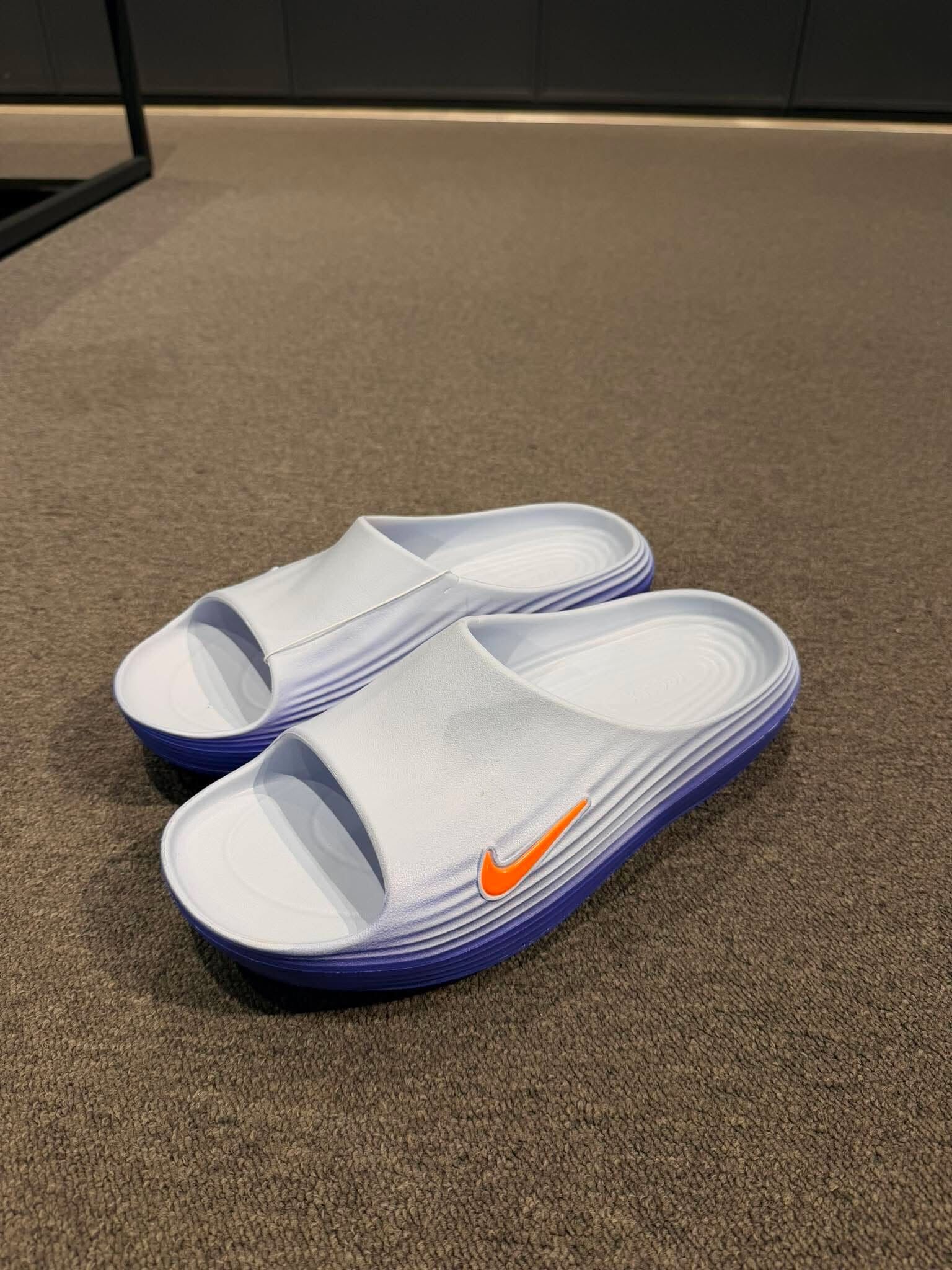 Nike ReactX Rejuven8 Slide 藍橘色 男鞋 拖鞋 HV4479-405