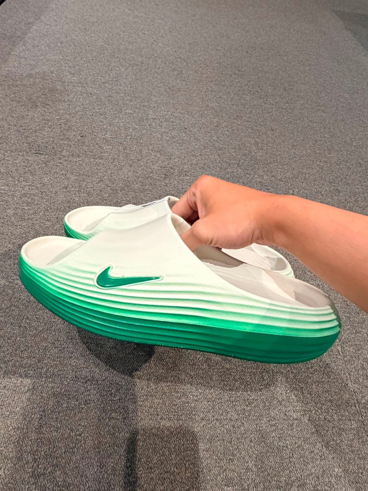 Nike ReactX Rejuven8 SLIDE 白綠色 男款 拖鞋 HV4479-303