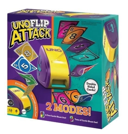反轉UNO卡牌遊戲 噴牌機組合 UNO Flip Attack
