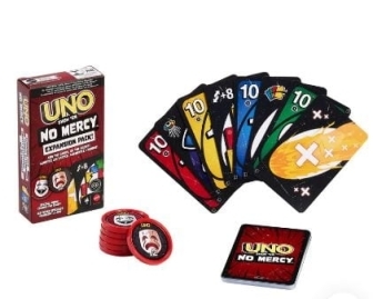 UNO卡牌遊戲 毫不留情擴充 uno no mercy expansion