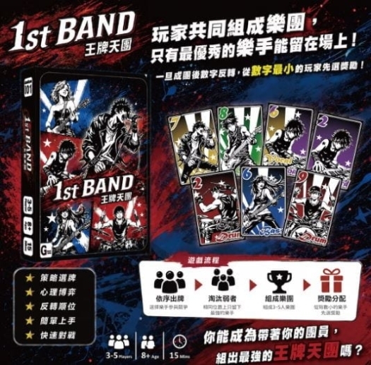 王牌天團 1st Band 繁體中文版