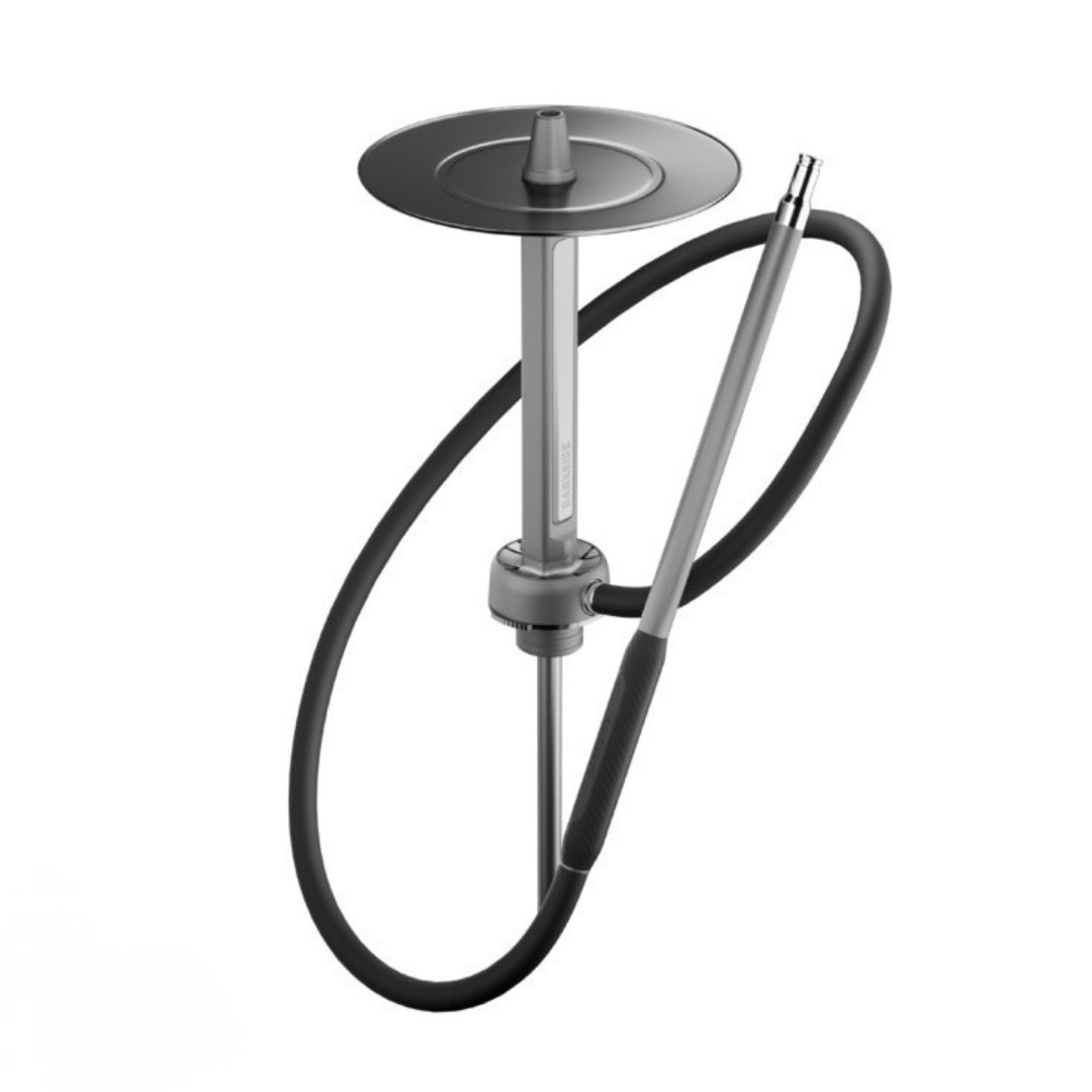 DarkSide Pro Grey Chrome Hookah Stem