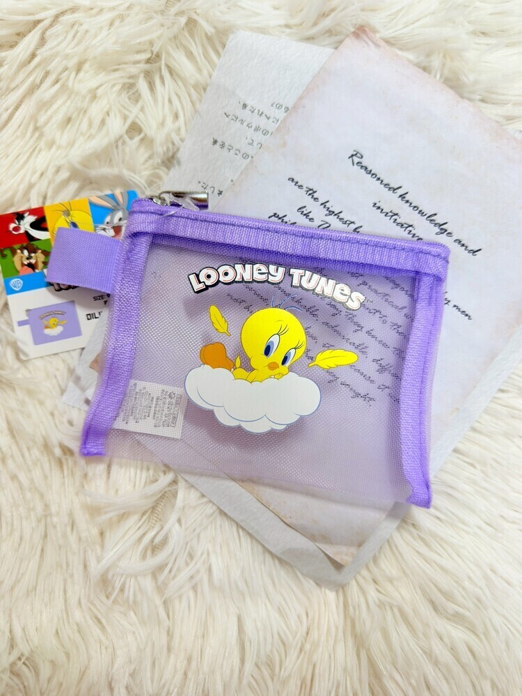 小崔弟網紗拉鍊零錢包『13*10cm』((不列入會員折扣))
