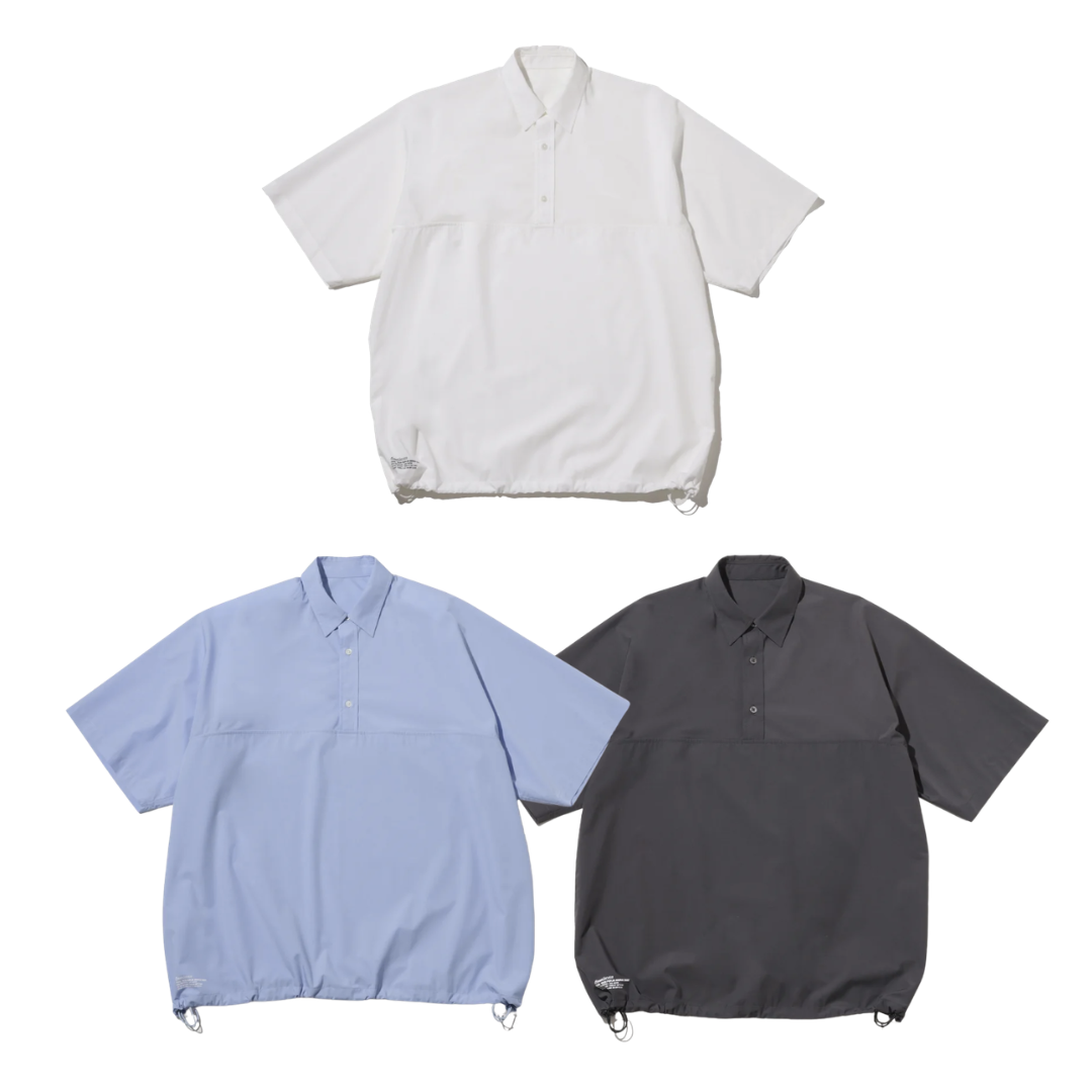 『代購商品』2026SS FreshService COOL TECH POPLIN S/S ANORAK SHIRT 半開襟 短T