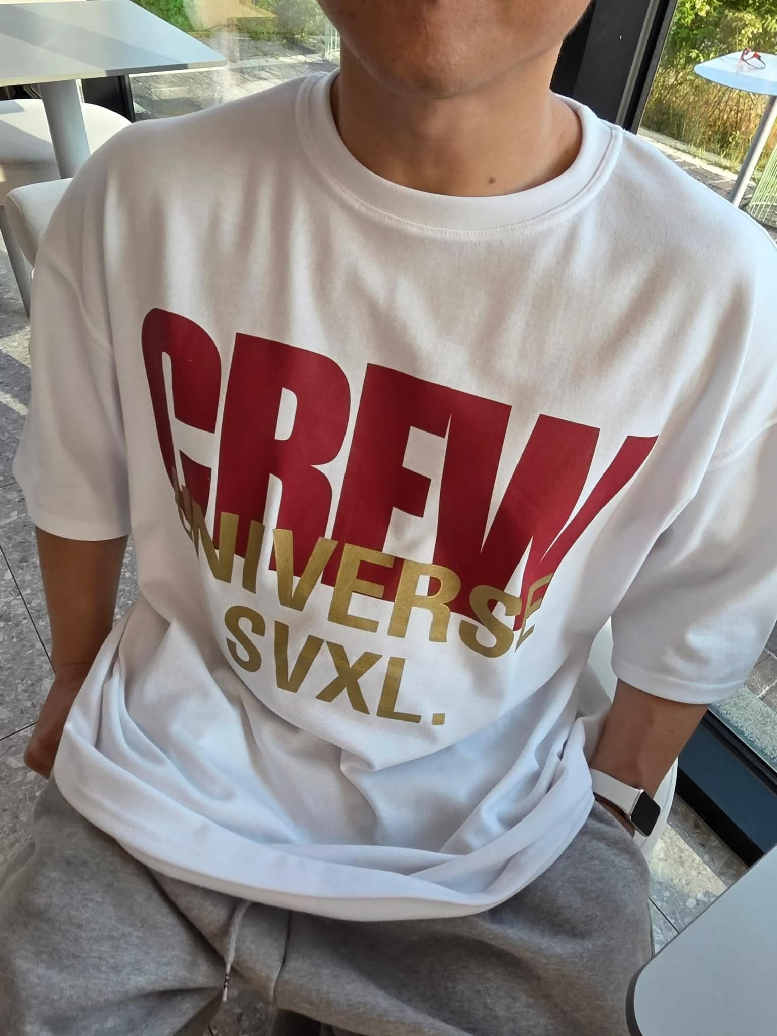 OverSize英文字短袖Tee SVXL-127T