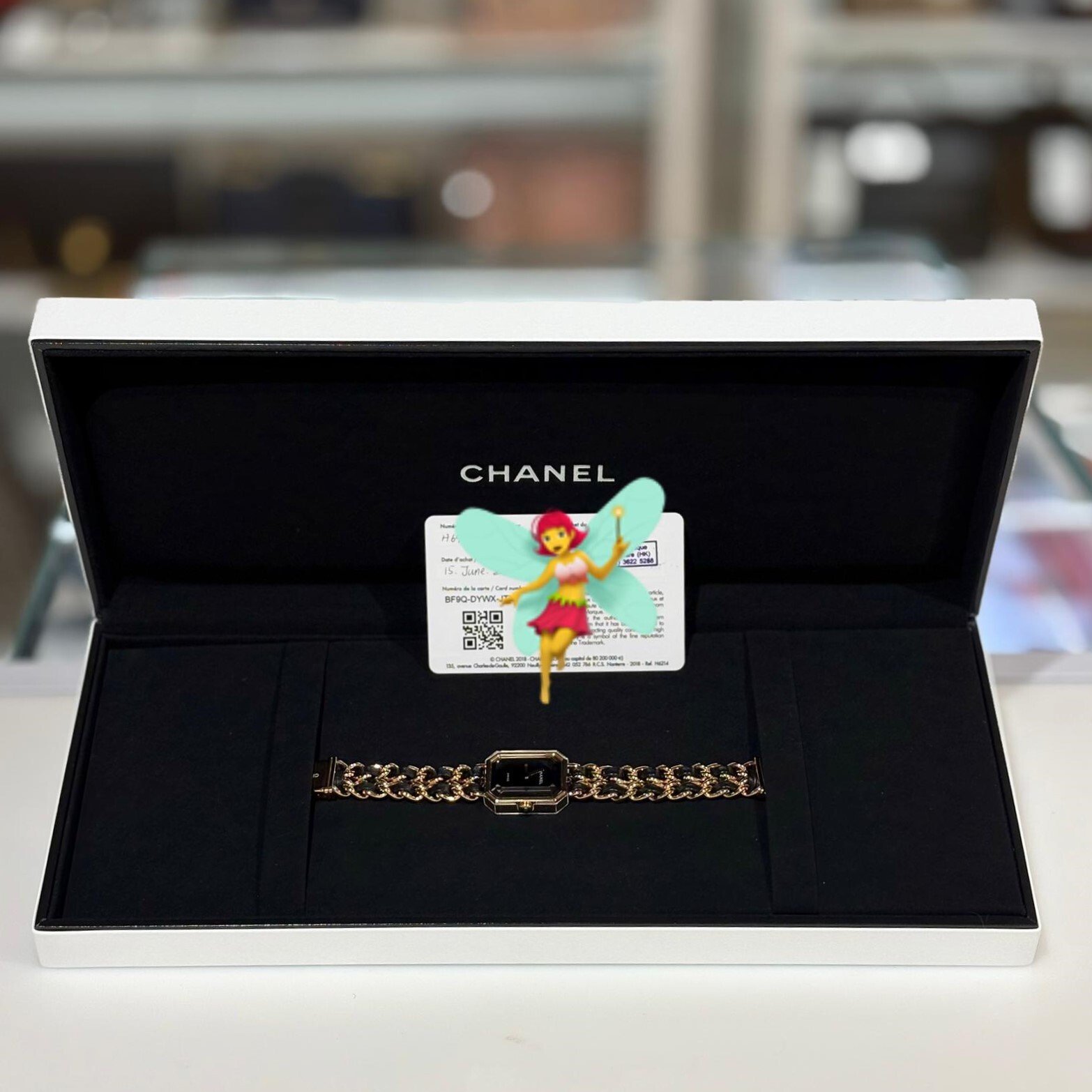 99%NEW二手CHANEL手錶 PREMIERE S H0001 黑金方糖石英錶 #香奈兒 #香榭站正品