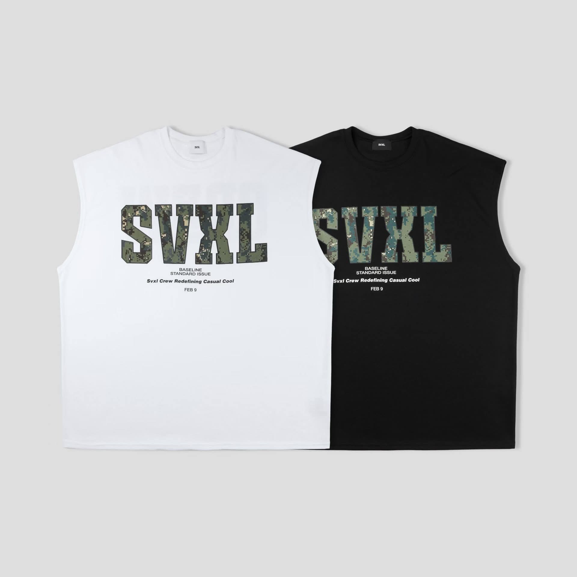 OverSize英文字背心 SVXL-131V
