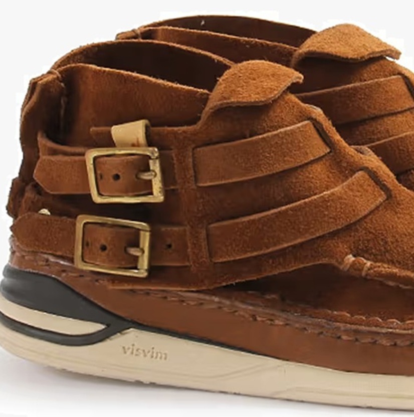 LAST PCS: VISVIM MESA MOC-FOLK (SUEDE) - BROWN SIZE 9 PRE ORDER ITEM (預訂中)