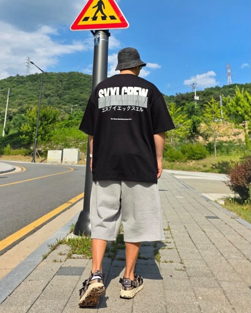 OverSize英文字短袖Tee SVXL-134T