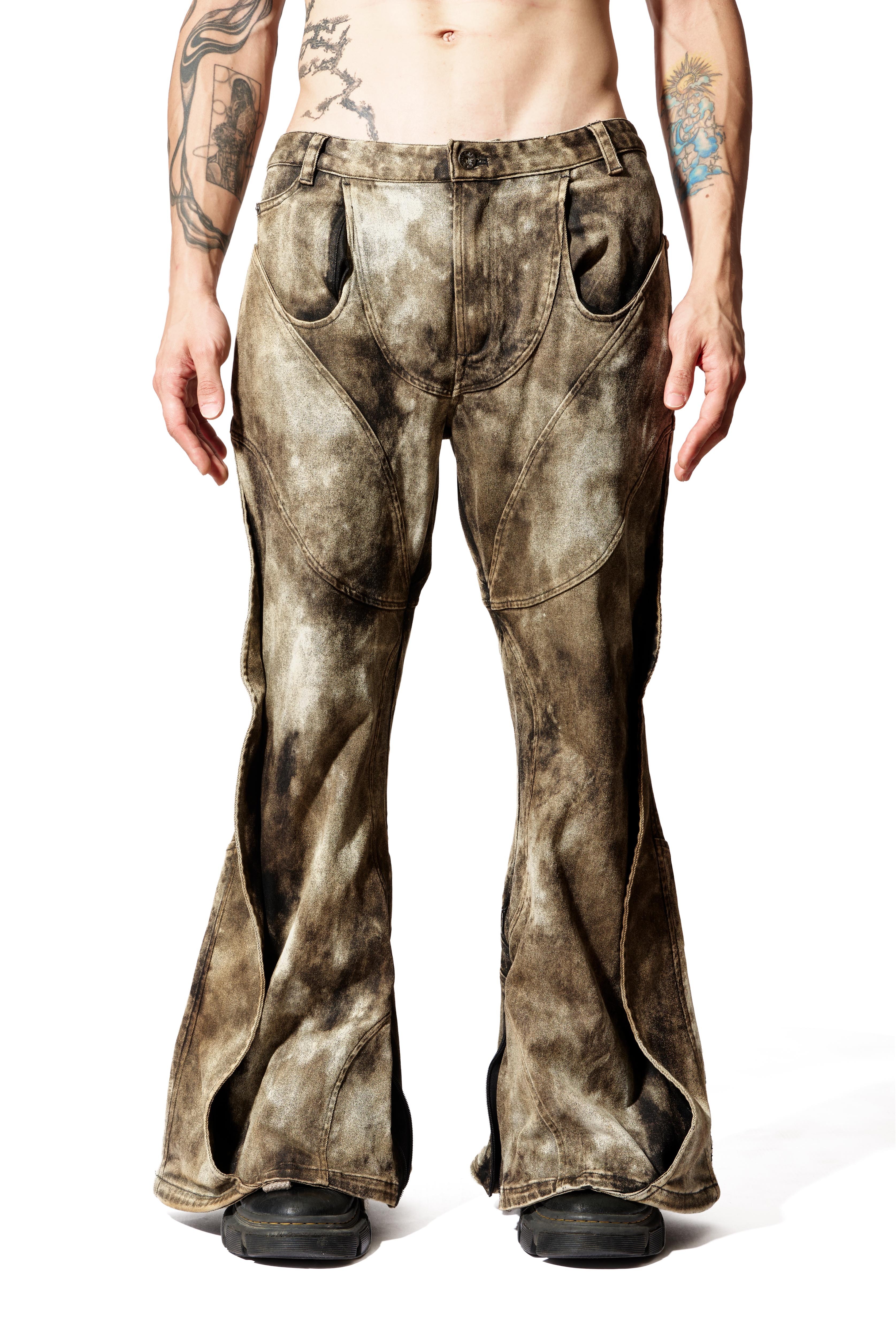 REMIX "LaMina Pants"(Oil Stained Carbon)