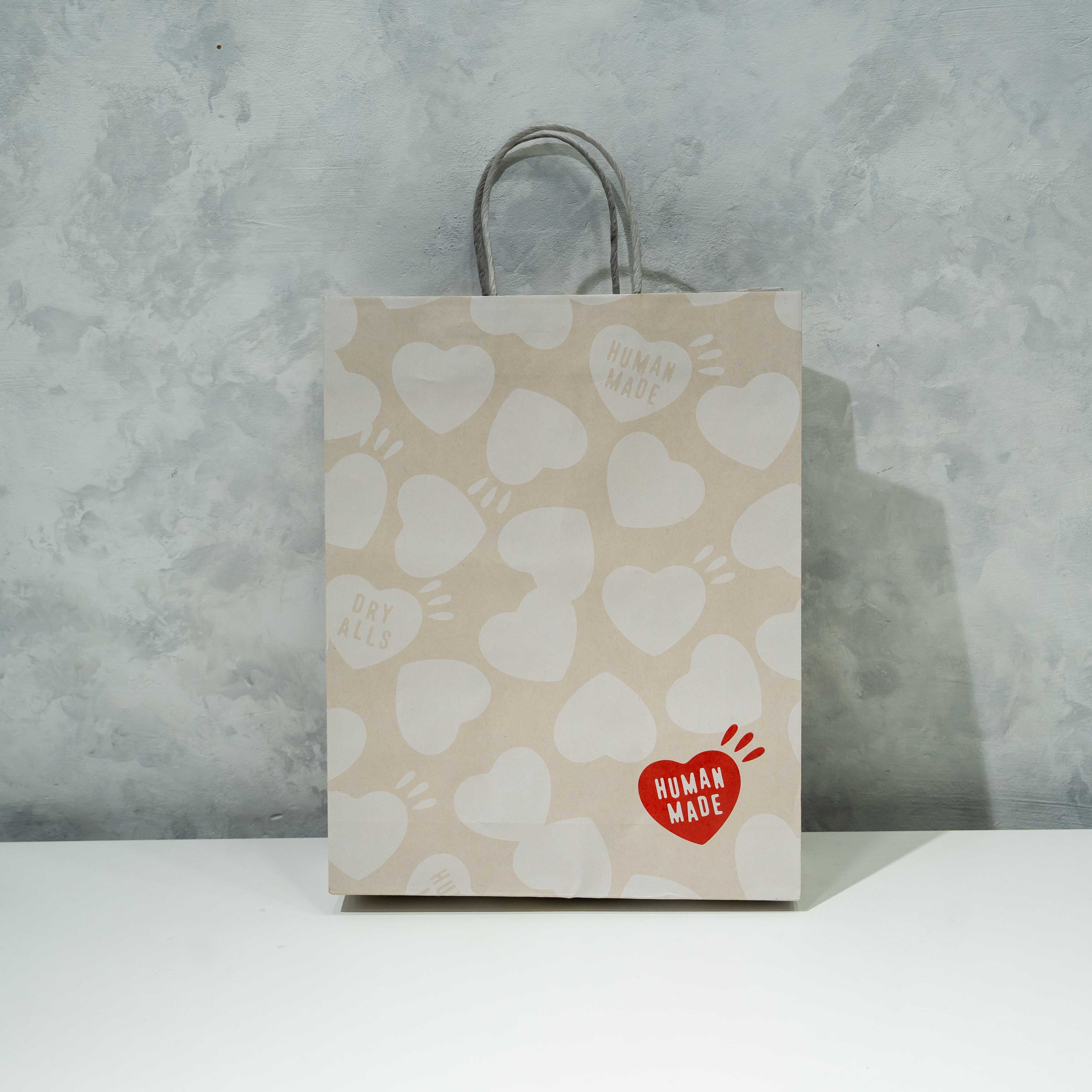 HUMAN MADE Logo 滿版愛心 紙袋 現貨