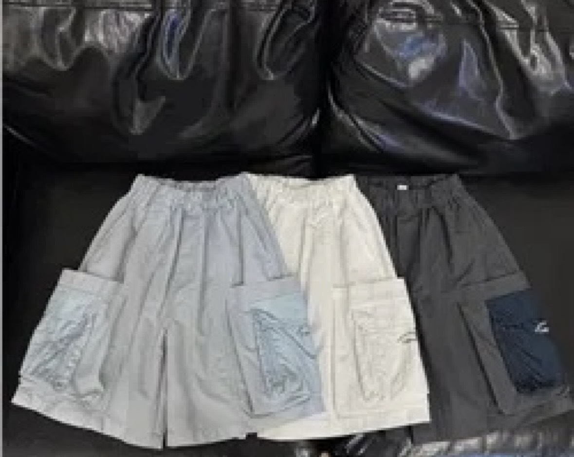 大口袋工裝短褲