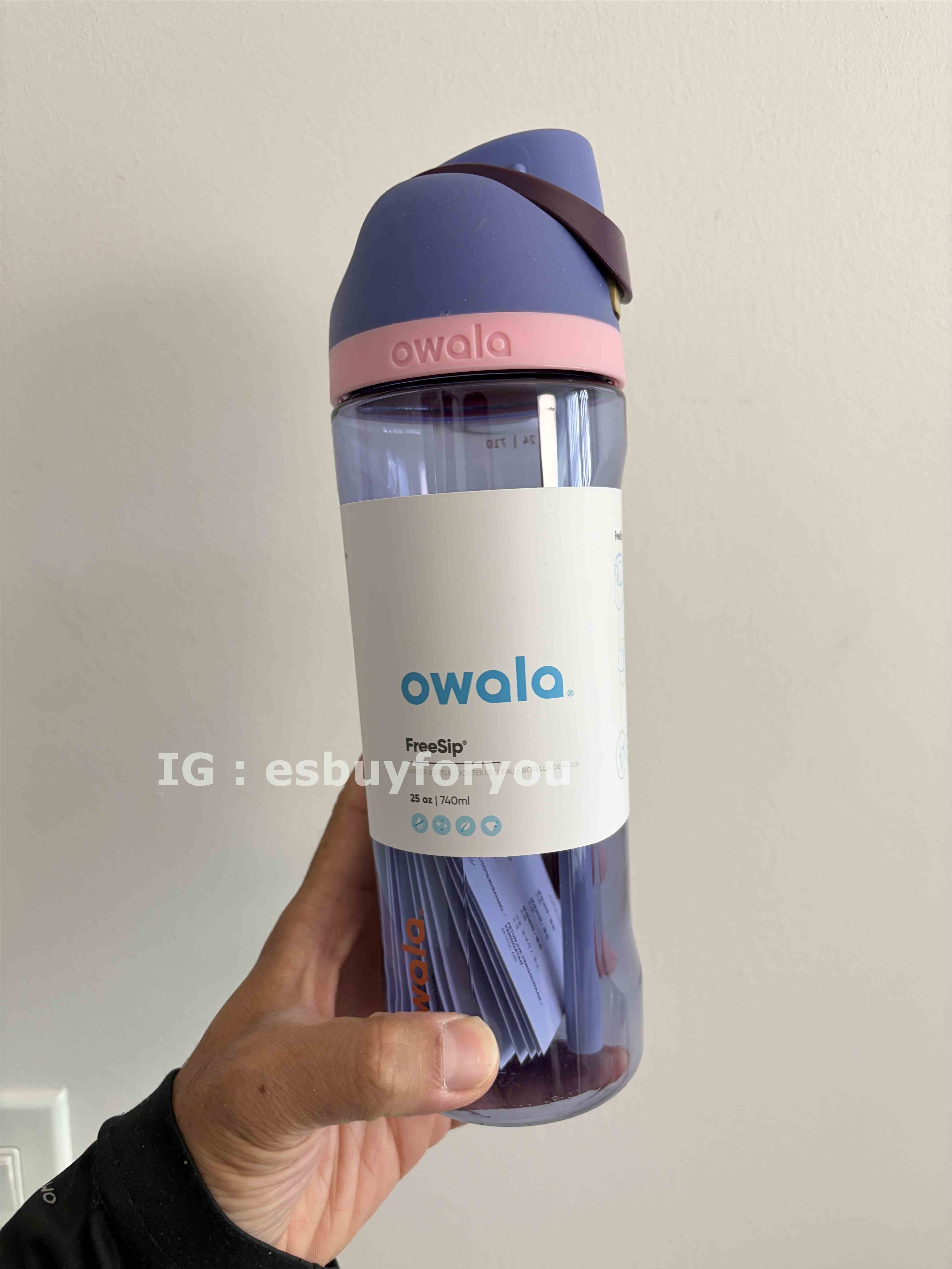 Owala(710ml 24oz) 透明 FreeSip Tritan 水壺 (內有吸管)