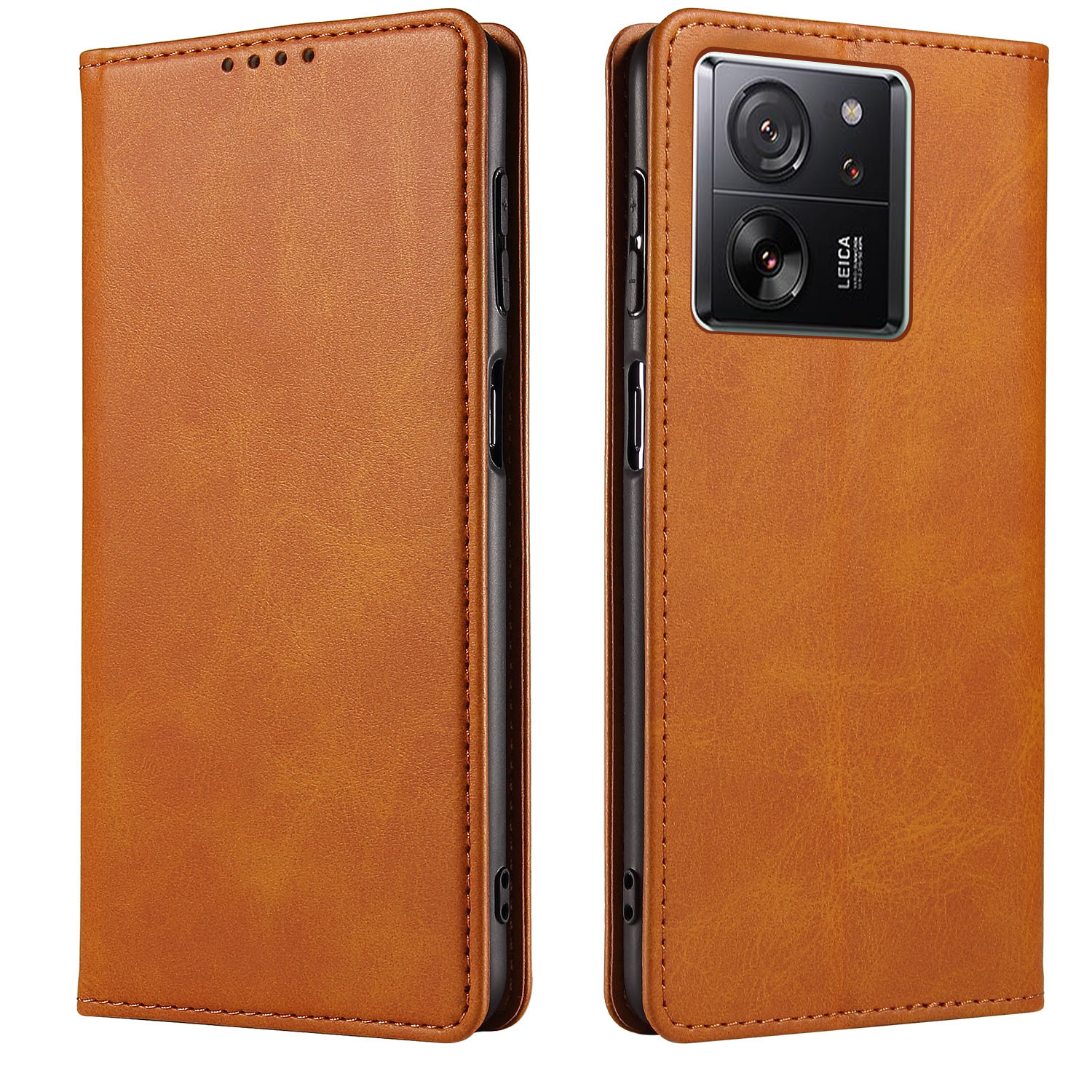 【有扣 / 無扣】XPRO - Slim Modern Wallet - Xiaomi 17T Case 貼身防撞翻蓋皮革插卡支架手機保護殼