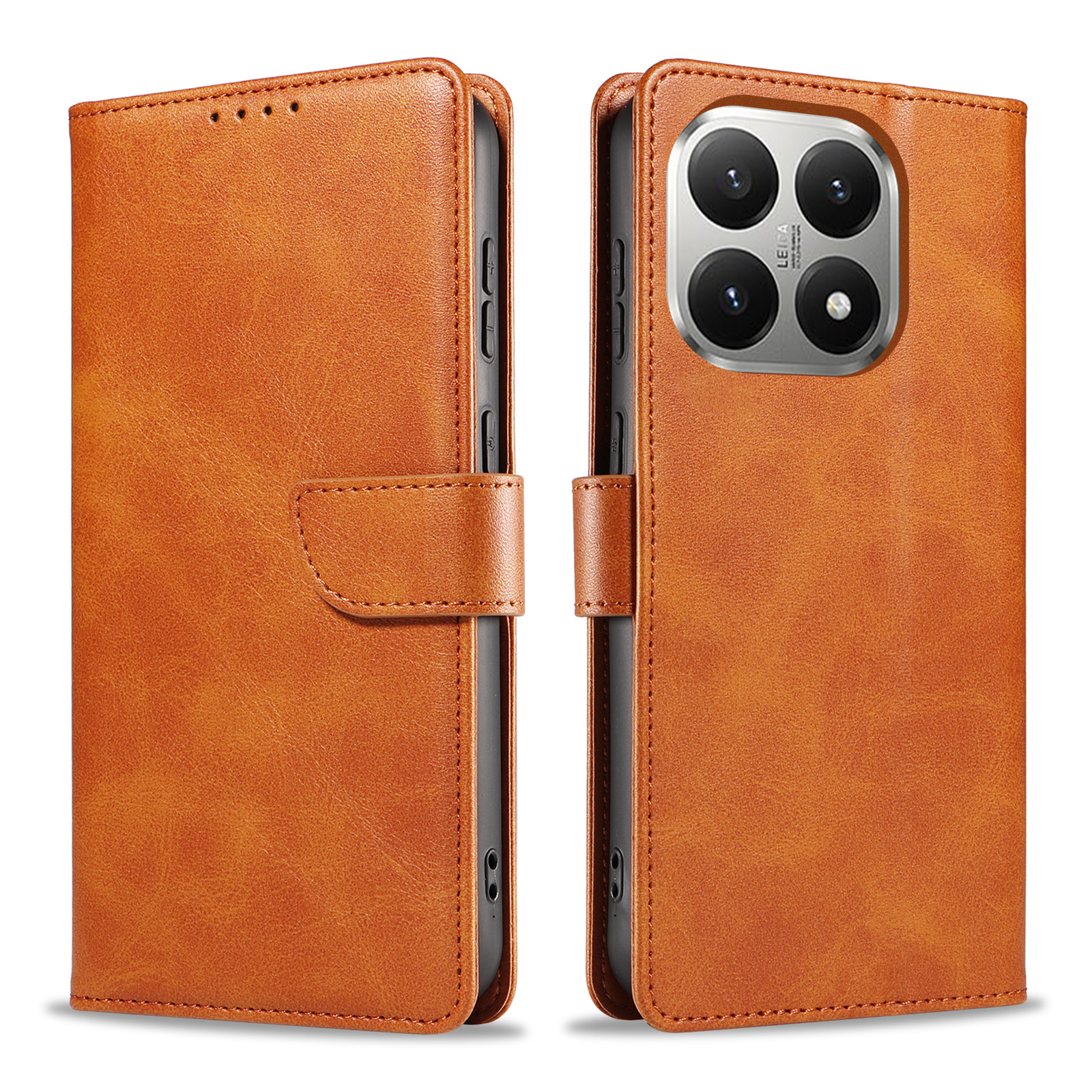 【有扣 / 無扣】XPRO - Slim Modern Wallet - Xiaomi 17T Case 貼身防撞翻蓋皮革插卡支架手機保護殼