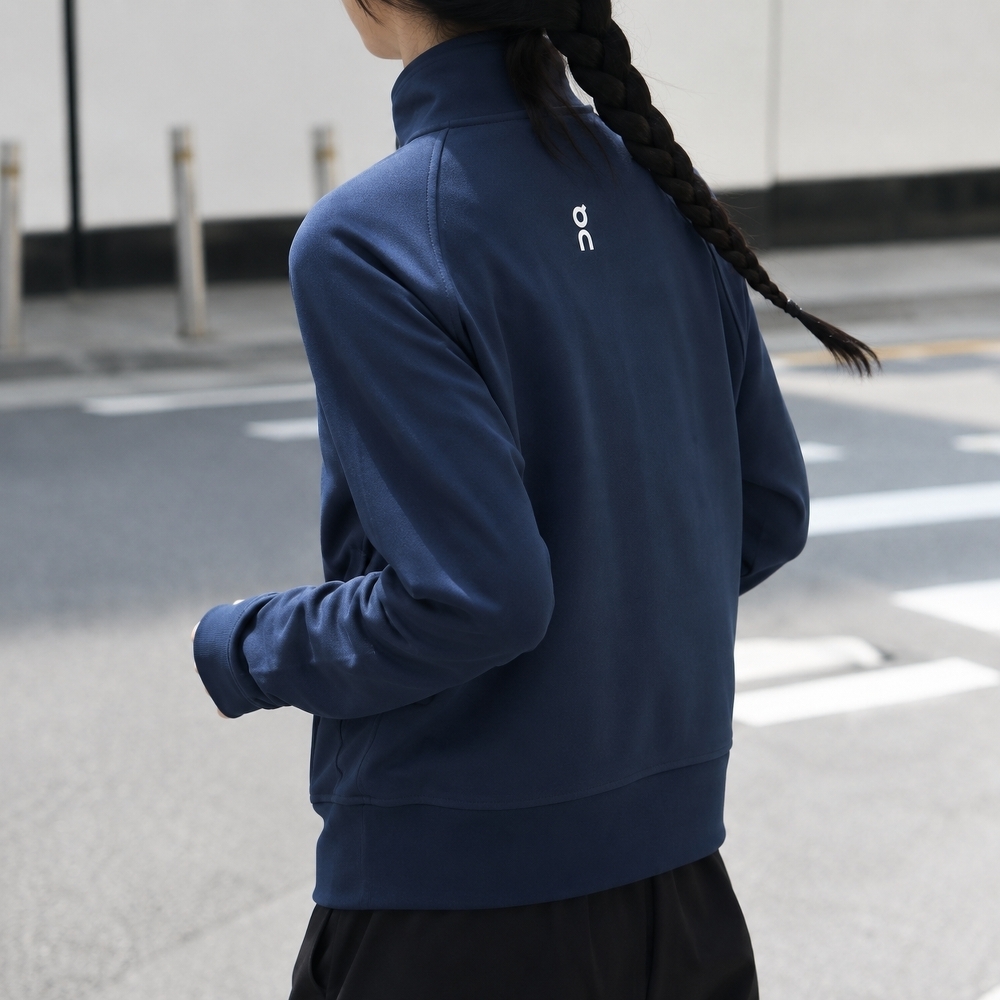 ON 昂跑 Courtside Full Zip 復古網球風 立領拉鍊夾克 雙色 女款 [1WG1054]