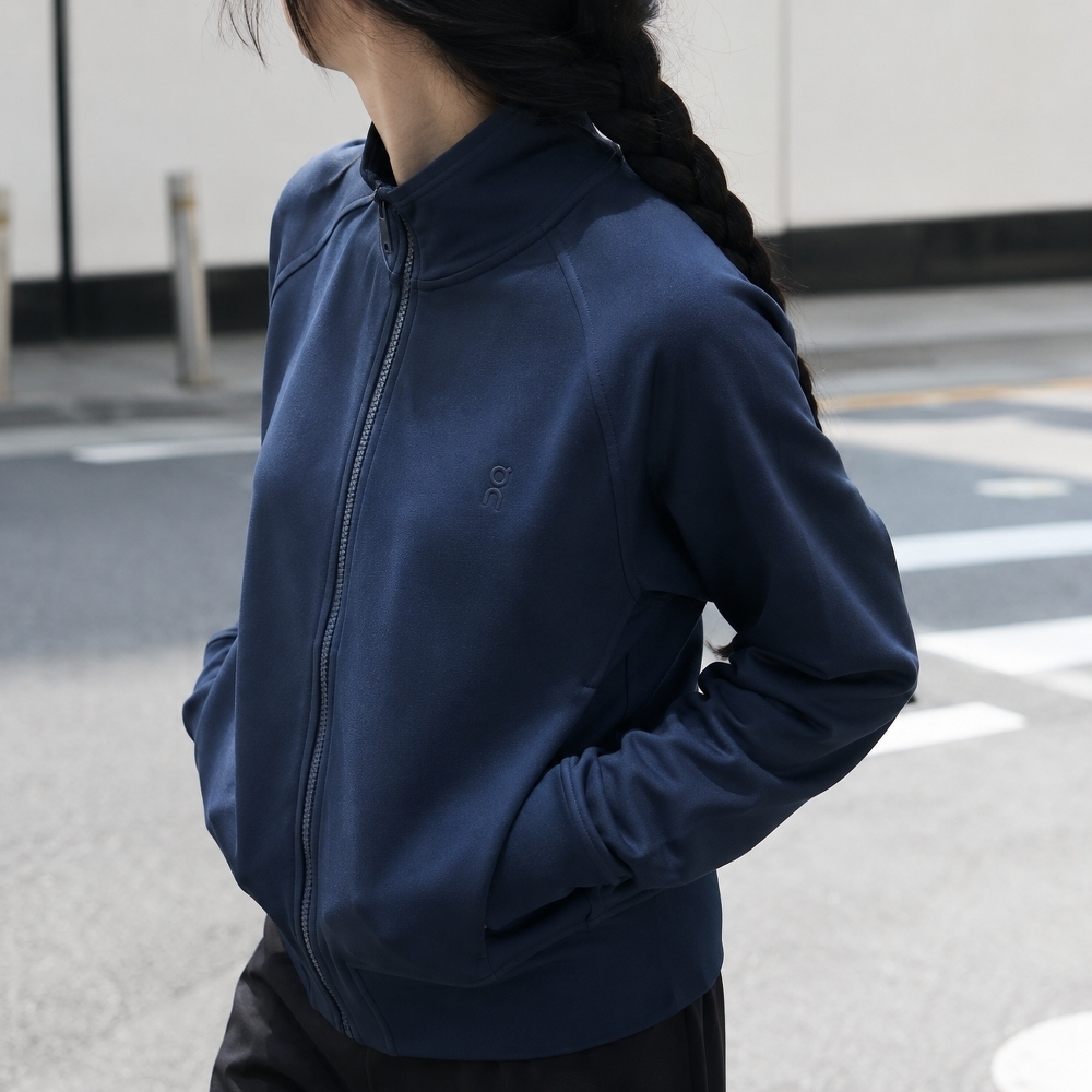 ON 昂跑 Courtside Full Zip 復古網球風 立領拉鍊夾克 雙色 女款 [1WG1054]