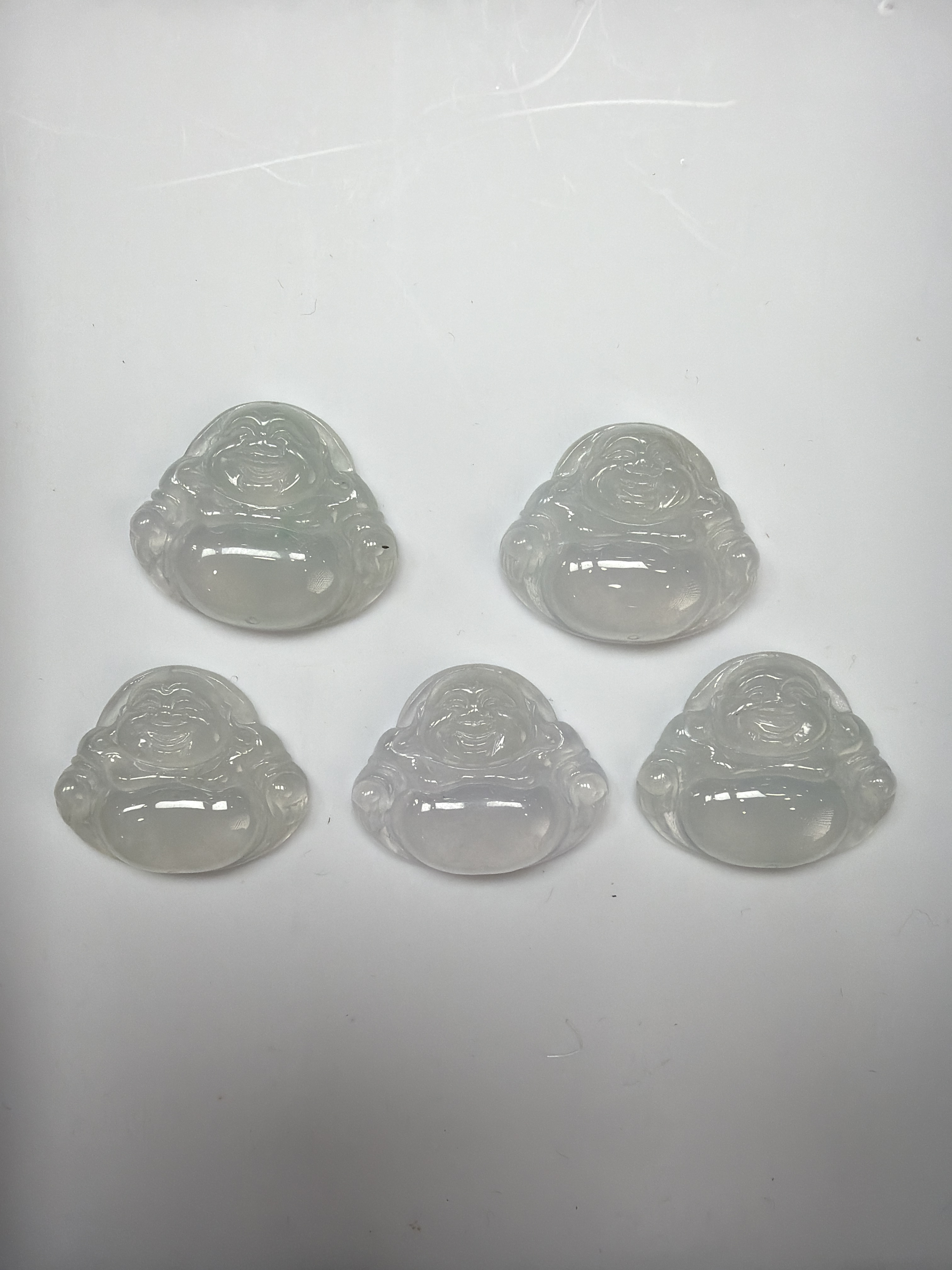 UB52 翡翠高冰佛公 **連18K金扣 (TT6662) **連證書