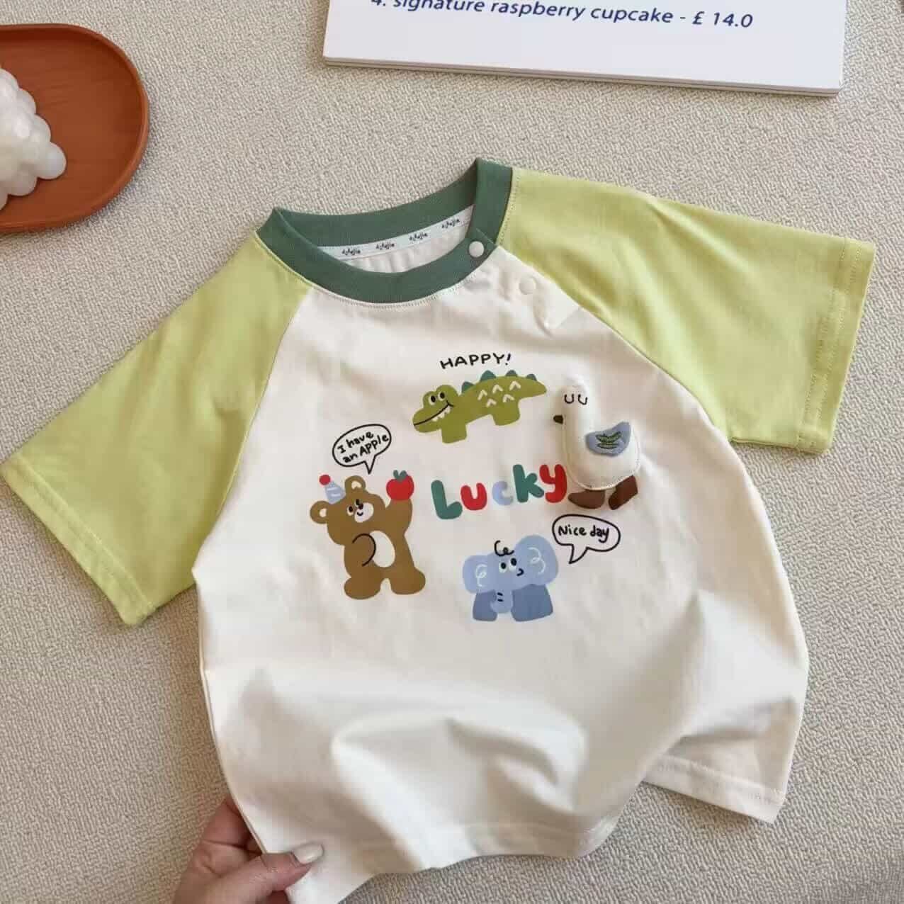 🇰🇷立體刺繡動物園短袖上衣