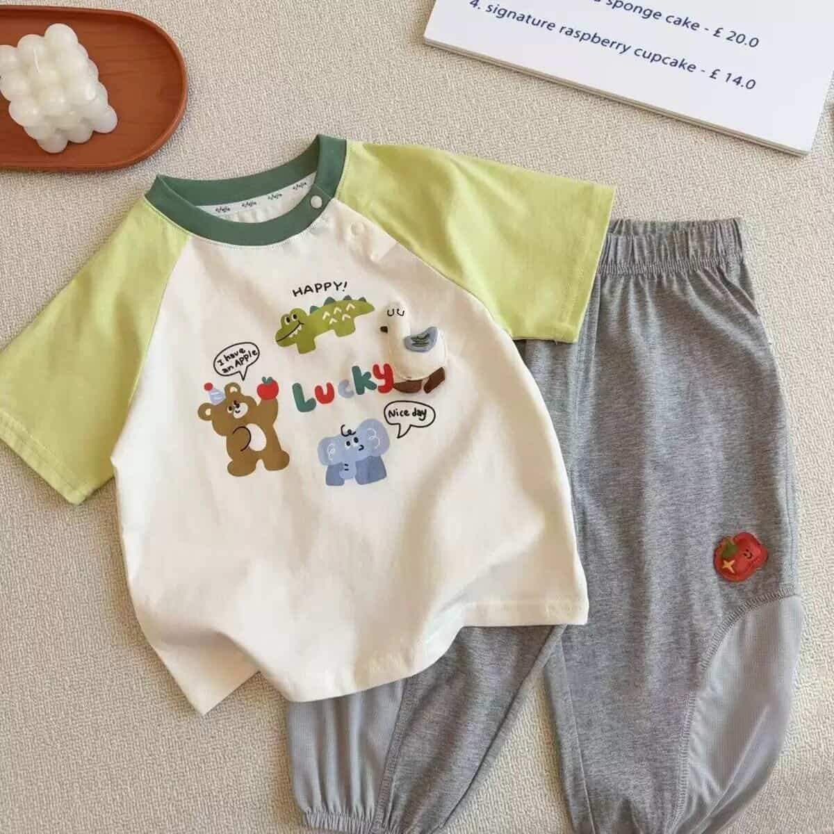 🇰🇷立體刺繡動物園短袖上衣