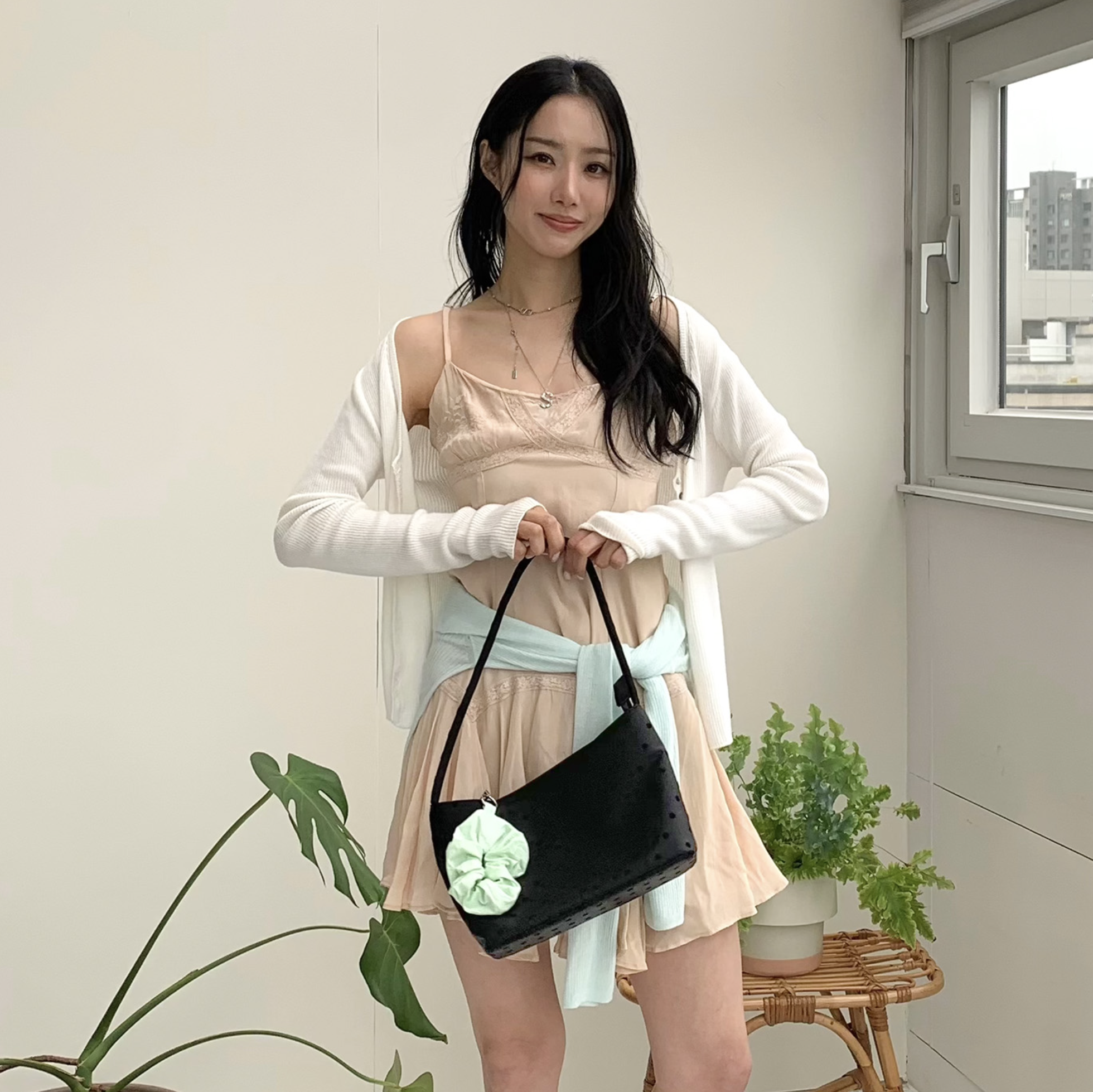 <韓國代購> MUCU AND EBONY NEAR FLAT BAG