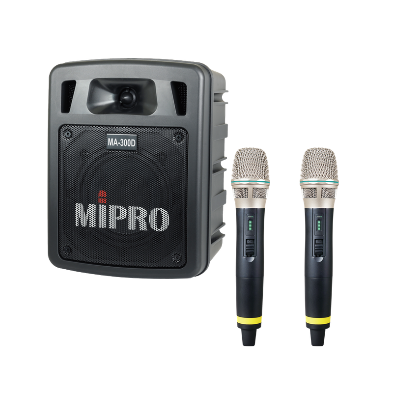 MIPRO MA-300D 5.8GHz｜雙頻道無線擴音機