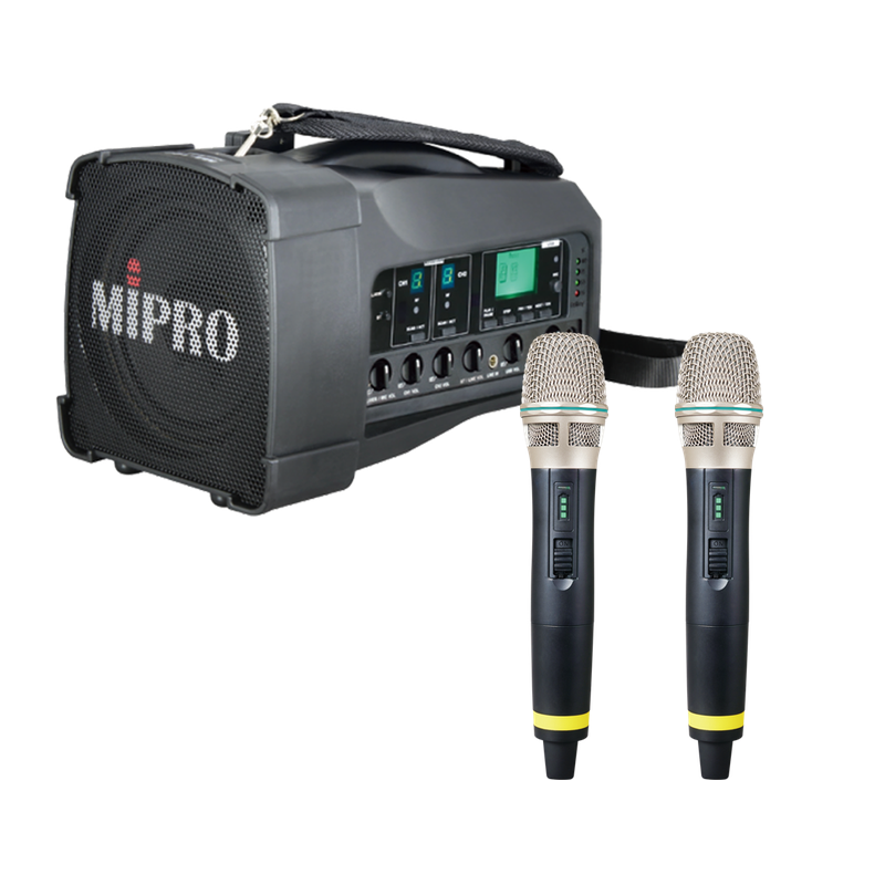 MIPRO MA-100D 5.8GHz｜雙頻道無線擴音機