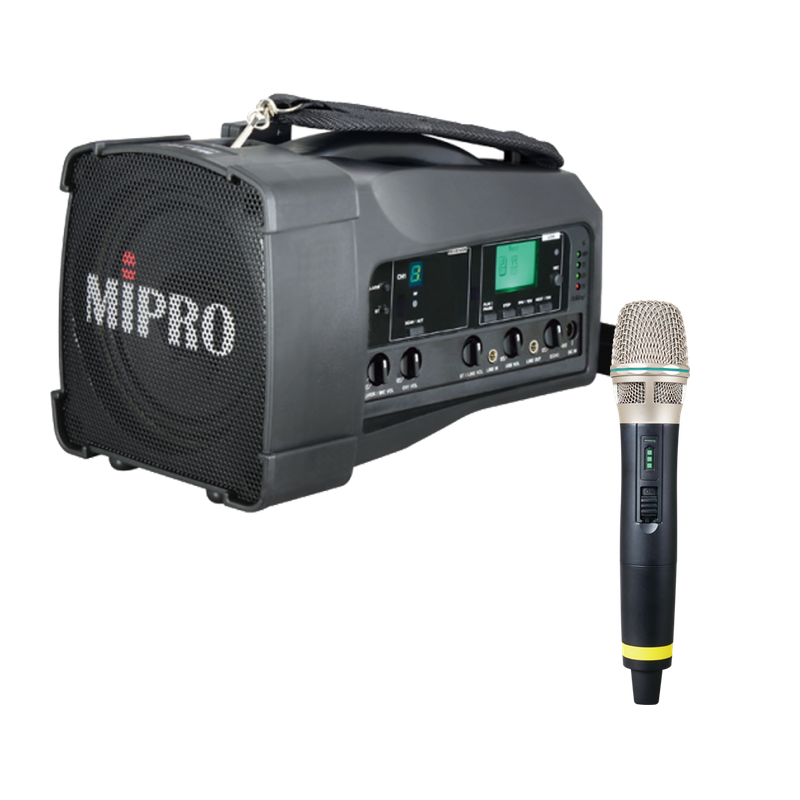 MIPRO MA-100 5.8GHz｜雙頻道無線擴音機