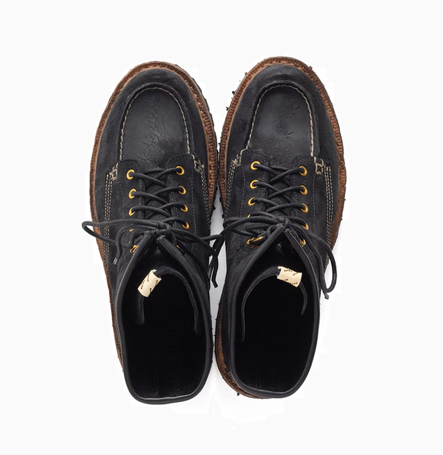 LAST PCS: VISVIM SCOUT MOC BOOTS-FOLK *Italian Horsehide - BLACK SIZE 9 PRE ORDER ITEM (預訂中)