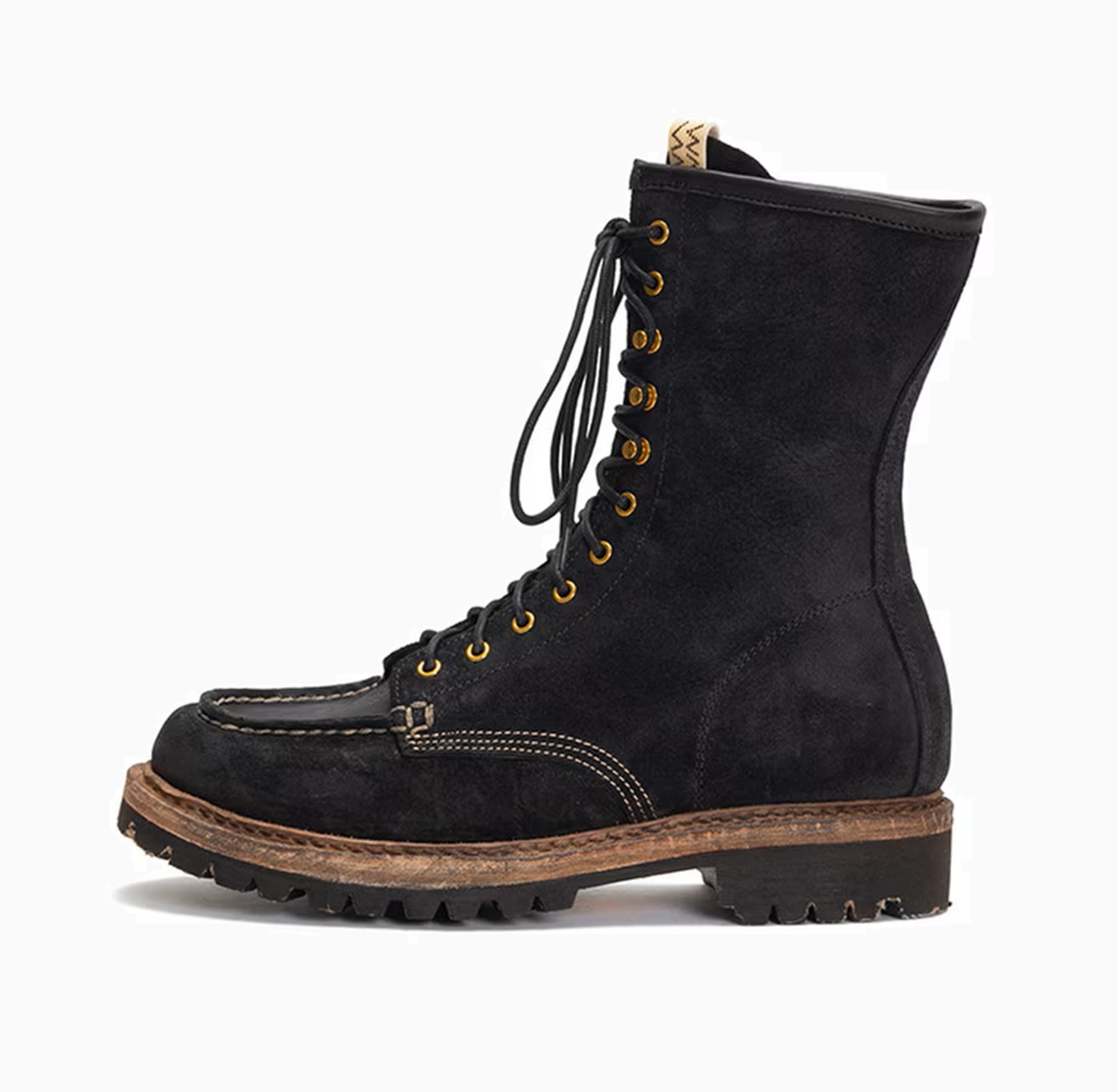LAST PCS: VISVIM SCOUT MOC BOOTS-FOLK *Italian Horsehide - BLACK SIZE 9 PRE ORDER ITEM (預訂中)