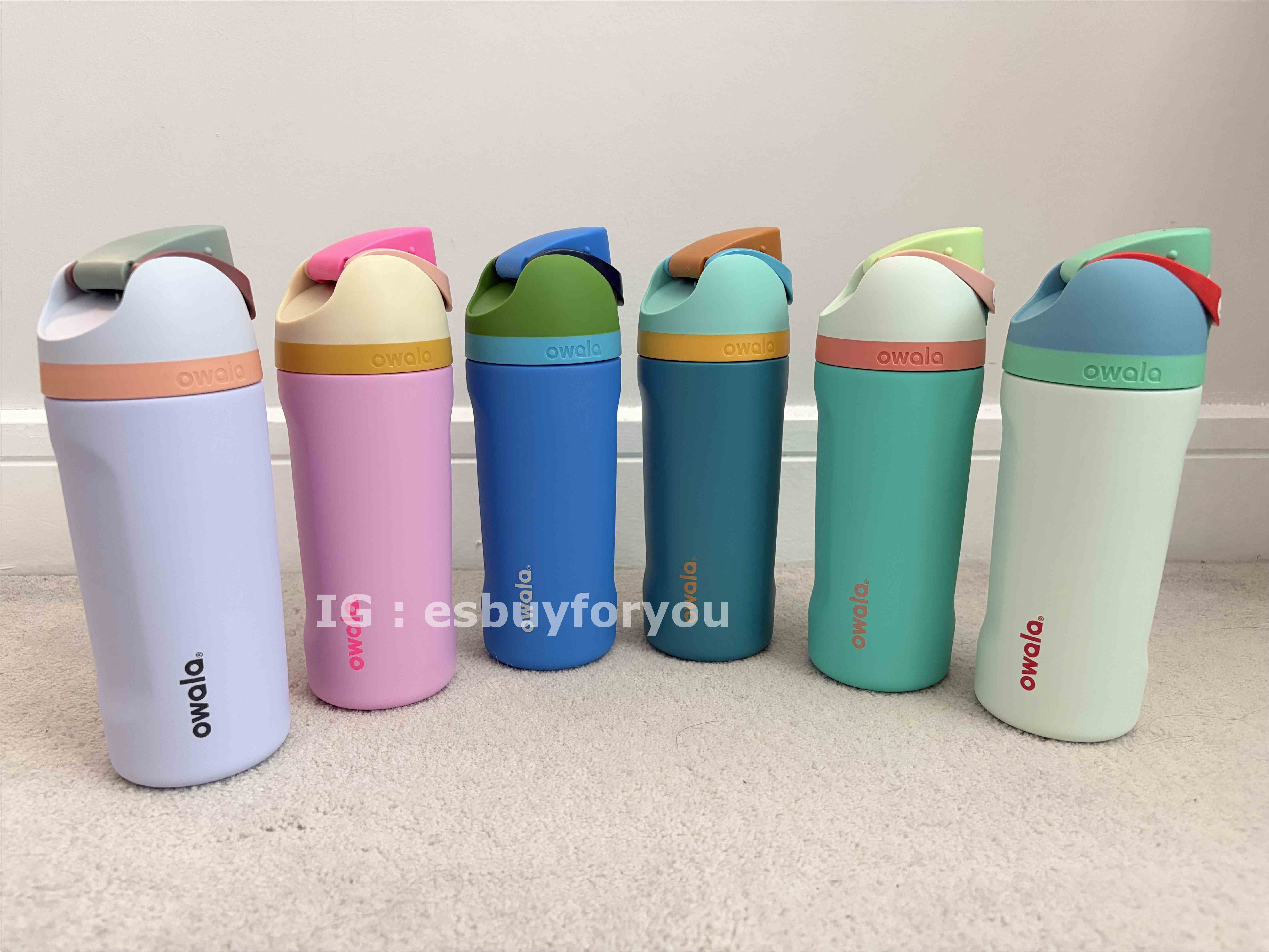 Owala(475ml 16oz) 不鏽鋼 FreeSip 水壺 (兩個一組更優惠) (內有吸管)