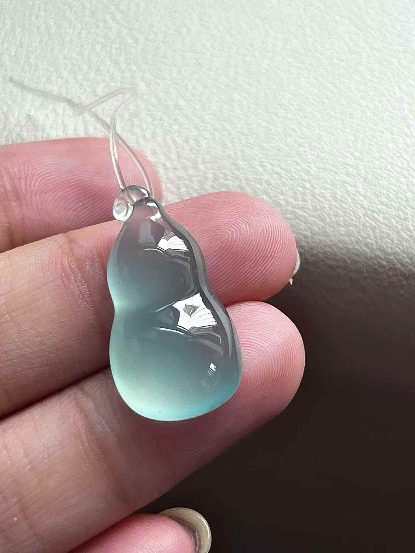 翡翠葫蘆,天然翡翠A玉, 緬甸玉, Jade, Jadeite