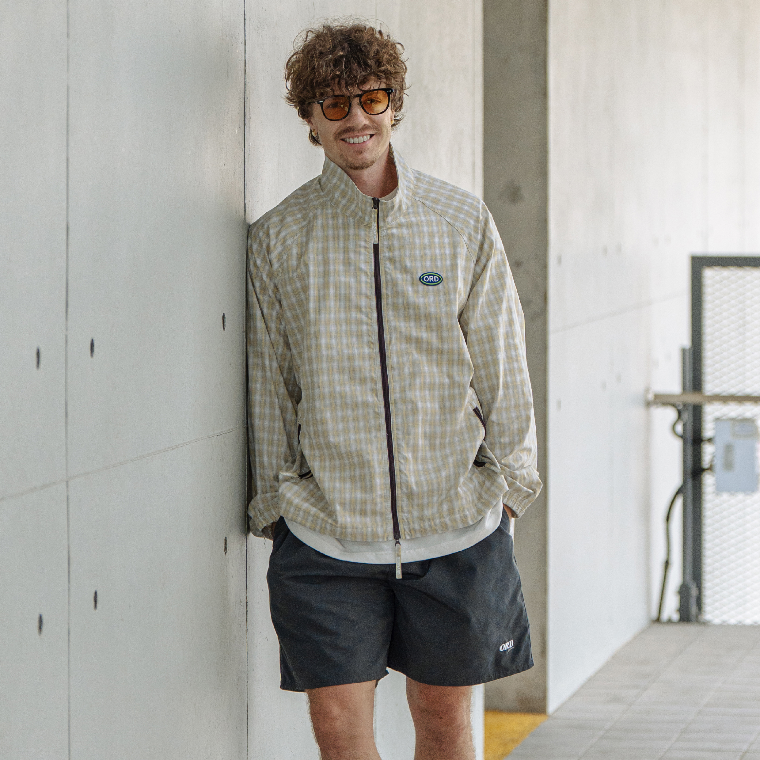 ORDINARY Lightweight Plaid Jacket 格紋輕量風衣外套