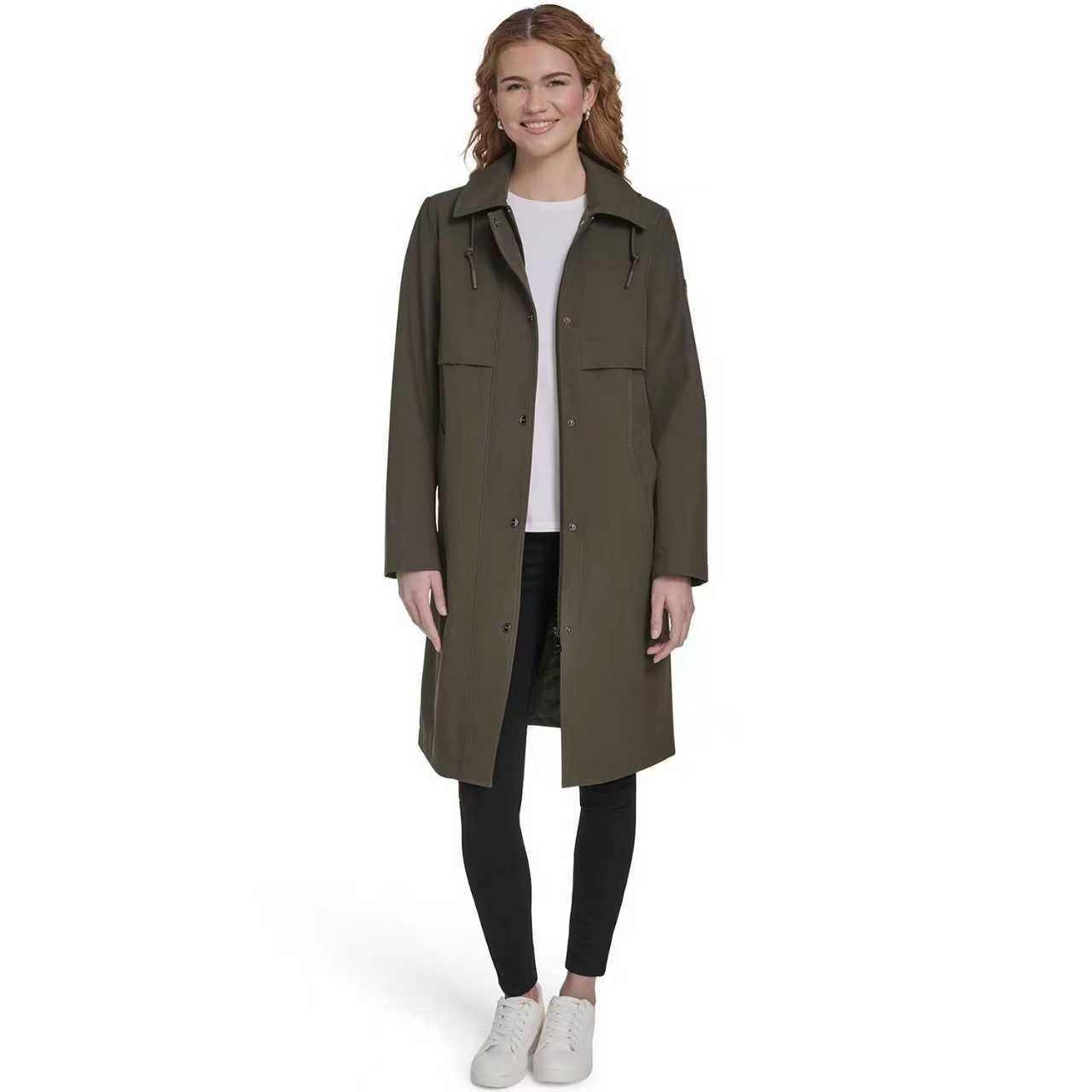 【預購】DKNY H062711 女裝經典風衣外套