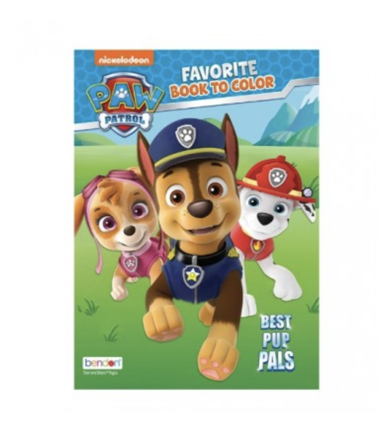 PAW Patrol Favorite Book to Color 填色簿