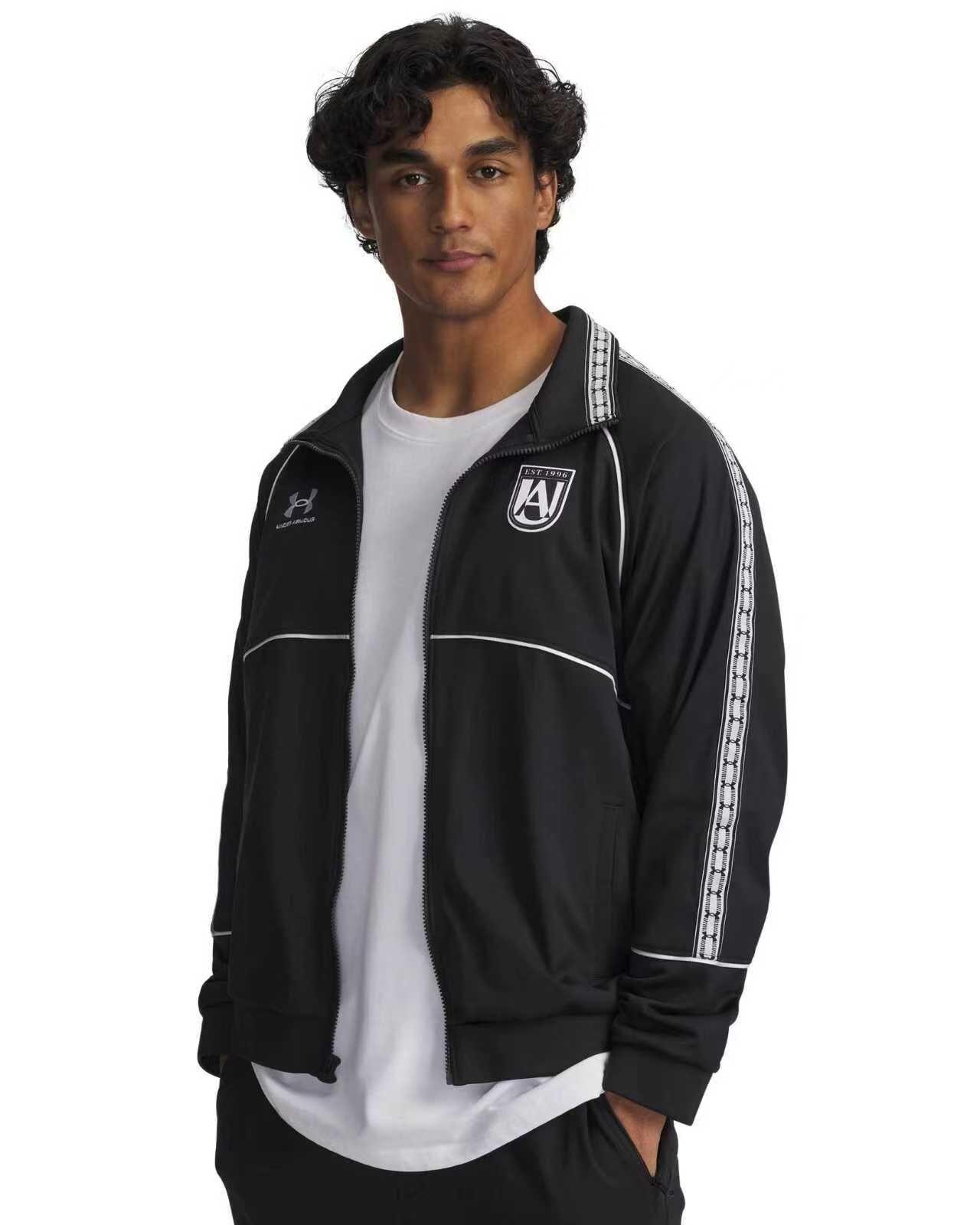 【預購】UNDER ARMOUR H062713 男裝全拉鏈運動外套 (黑色)