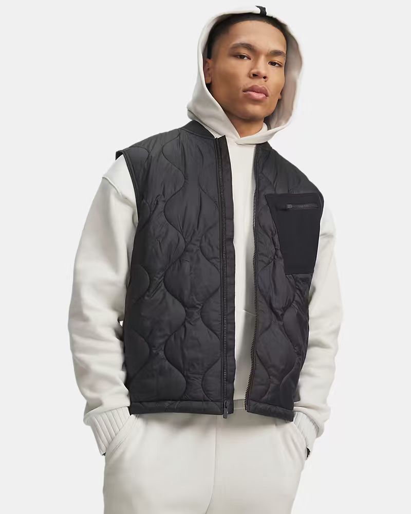 【預購】UNDER ARMOUR H062715 男裝機能背心 (黑色)