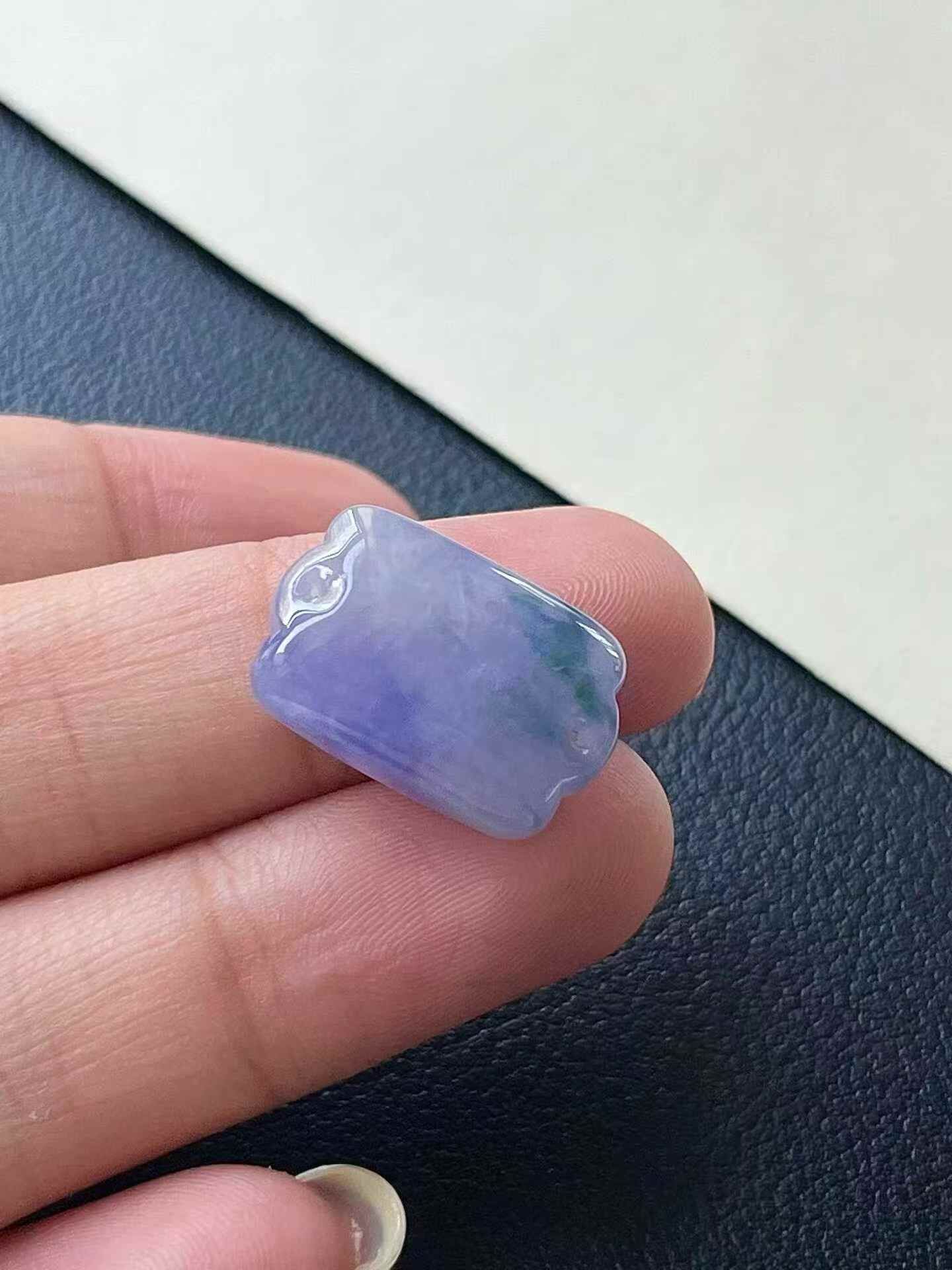 622355 翡翠紫羅蘭方牌