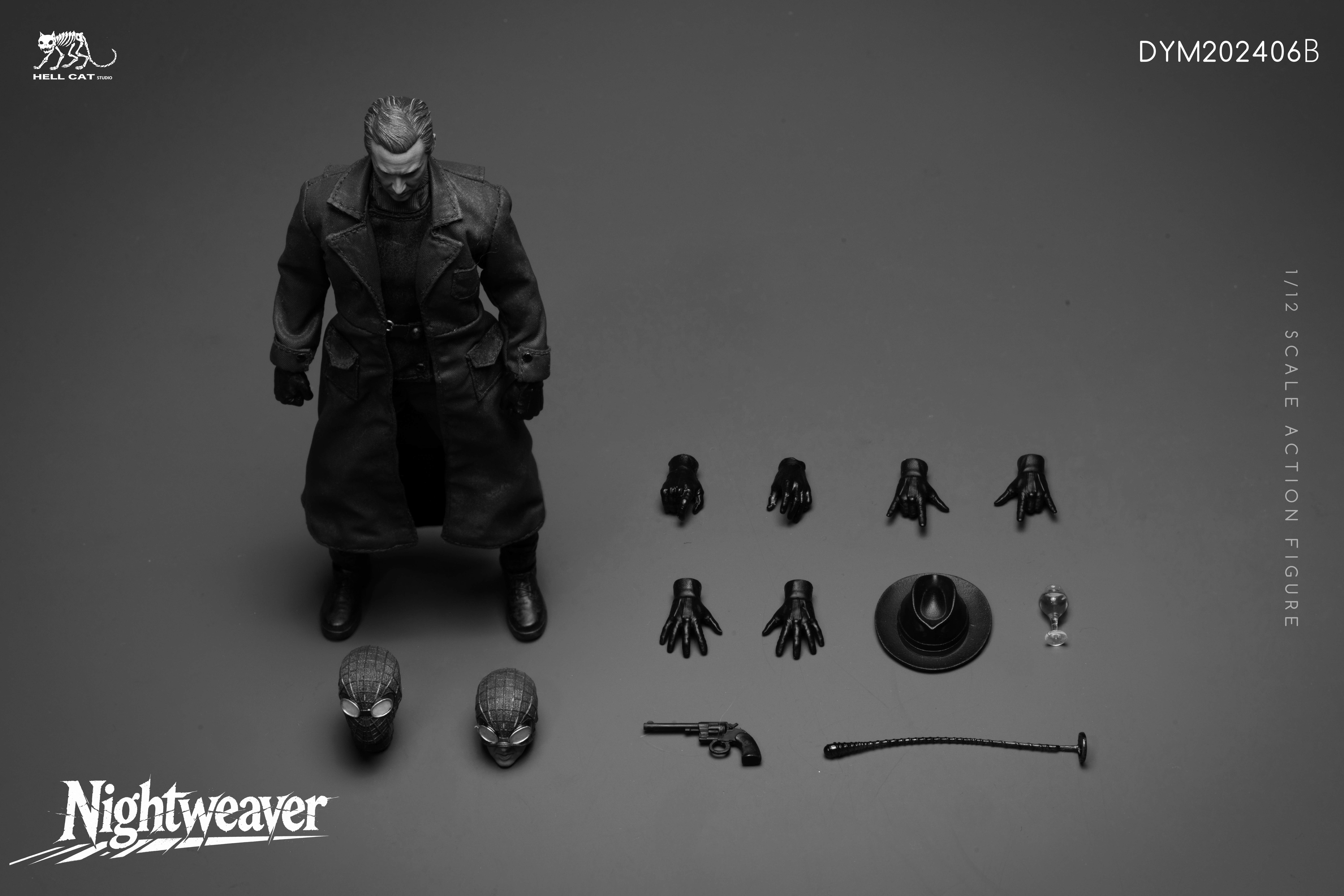 (預訂) Hellcat 地獄貓 DYM202406B 1/12 Scale Nightweaver (黑白版)