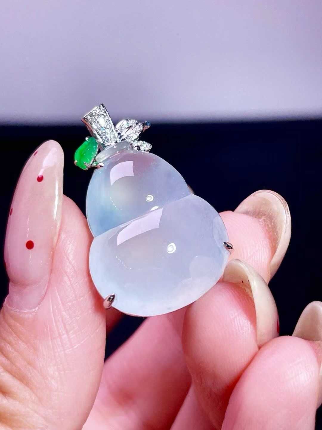 622424 翡翠葫蘆吊墜