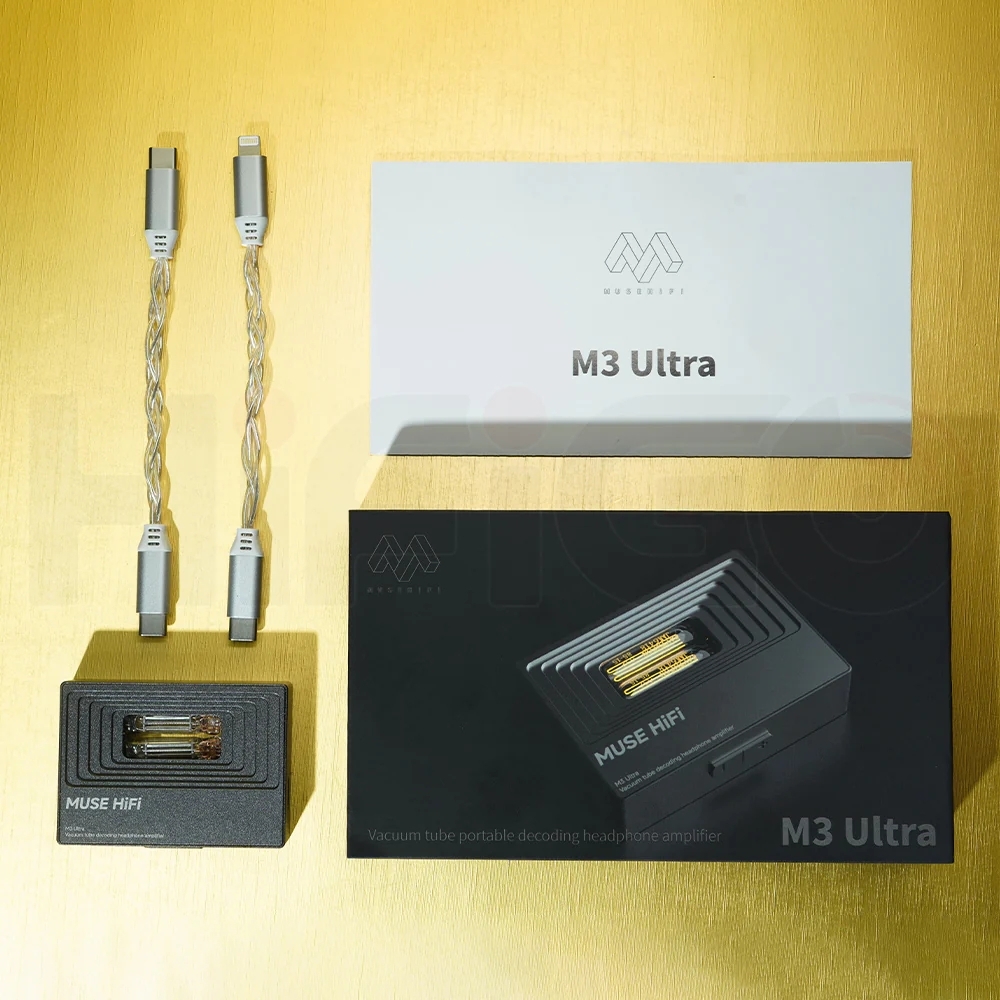 Muse HiFi - M3 Ultra 便攜解碼耳擴 | 4.4,3.5耳機輸出 | 2x軍用級 JAN6418 膽| ES9028Q2M DAC Chipset | 3重防震技術 | 內含獨家消除麥克風效應演算法