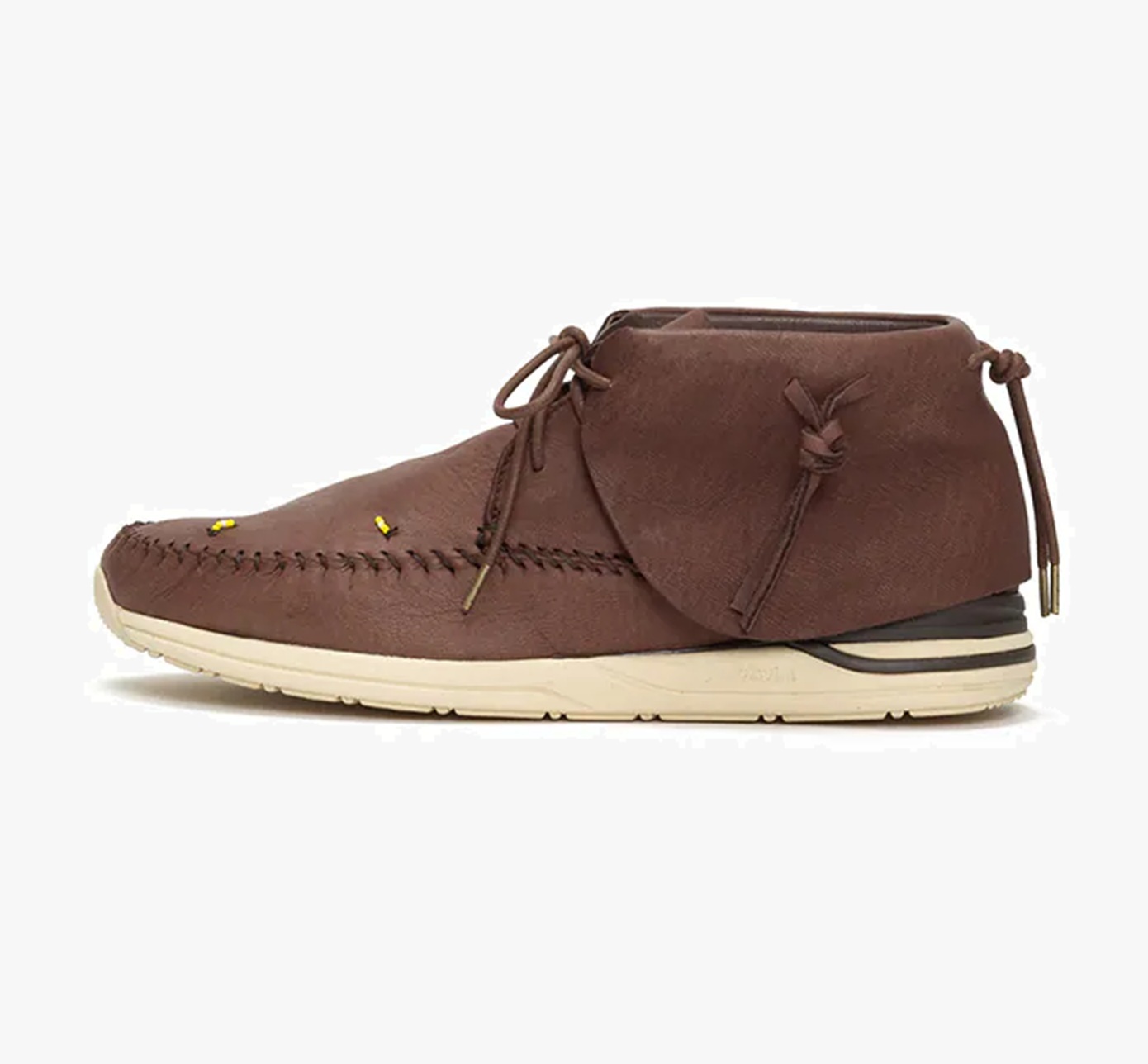 LAST PCS: VISVIM FBT LHAMO-FOLK *Finnish Deerskin (芬蘭鹿皮) - DK.BROWN PRE ORDER ITEM (預訂中)