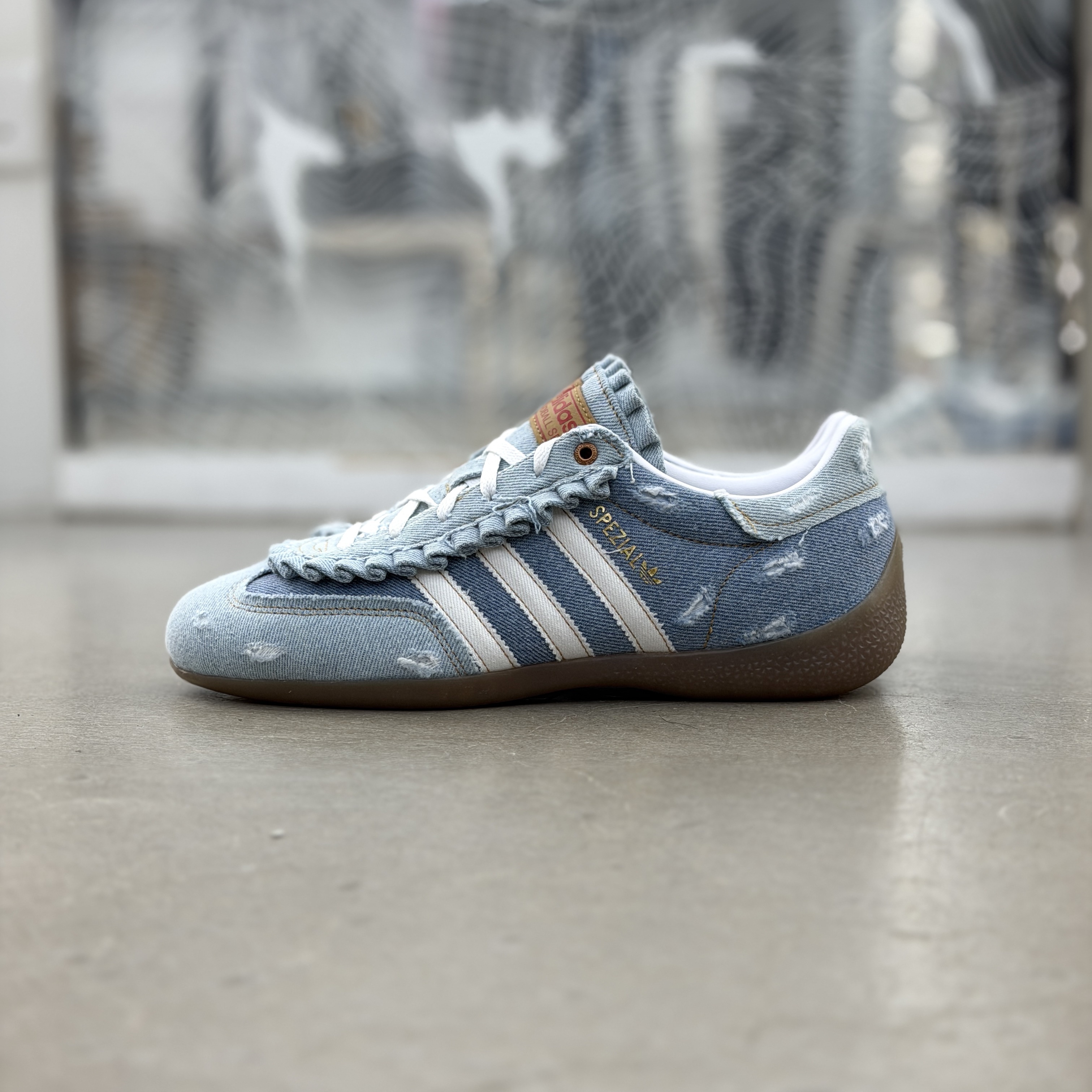 Adidas Handball Spezial Lo Pro LT atmos pink Denim Pack | KJ5755